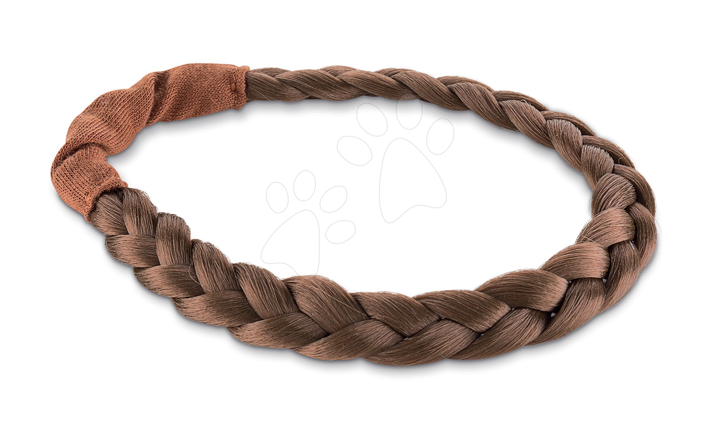 Hajpánt Braid Headbands Ma Corolle barna 36 cm nagyságú játékbabára 4 évtől