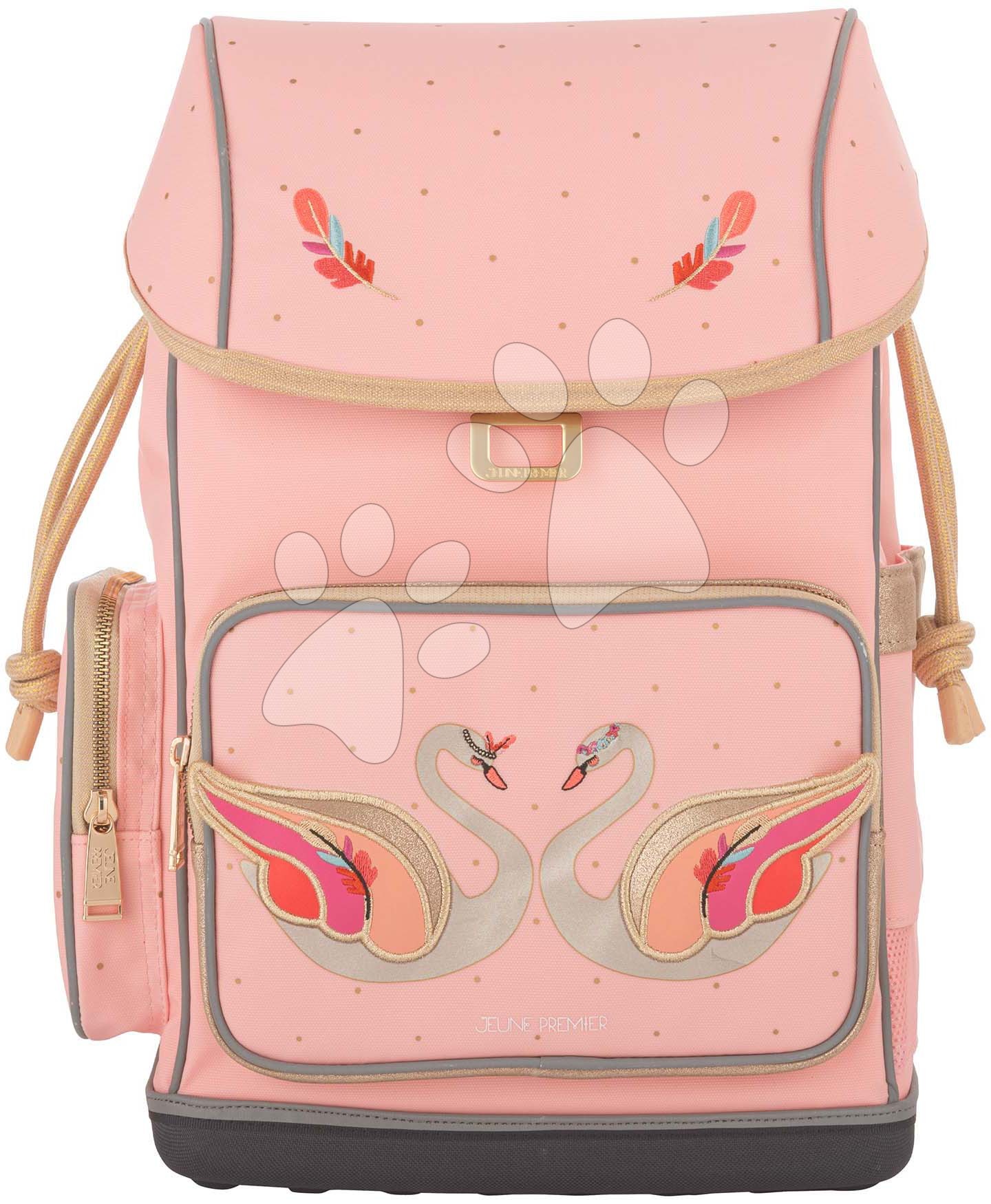 Školské tašky a batohy - Školský batoh veľký Ergomaxx Pearly Swans Jeune Premier ergonomický luxusné prevedenie 39*26 cm