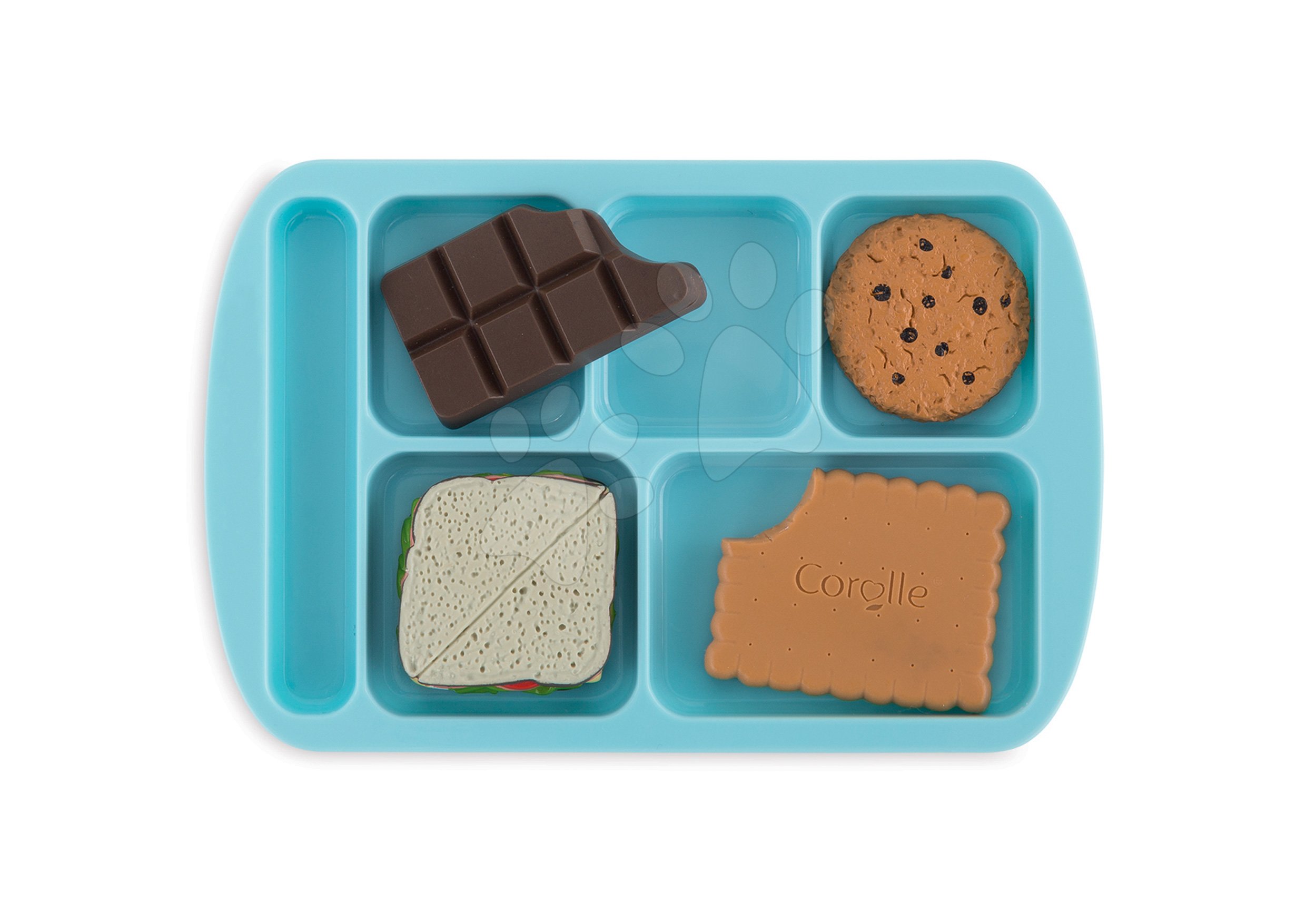 Uzsonnás tál Tray & Snacking Set Ma Corolle 36 cm játékbabának 4 évtől