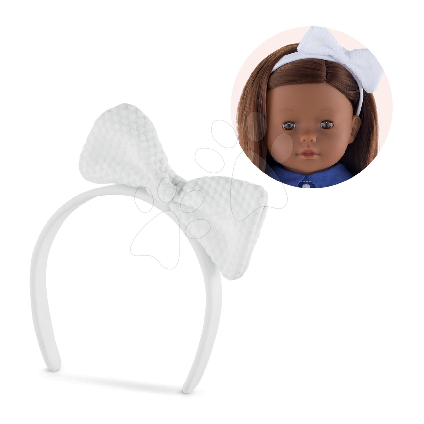 Hajpánt Headband Oversize Bow Ma Corolle 36 cm játékbabának 4 évtől