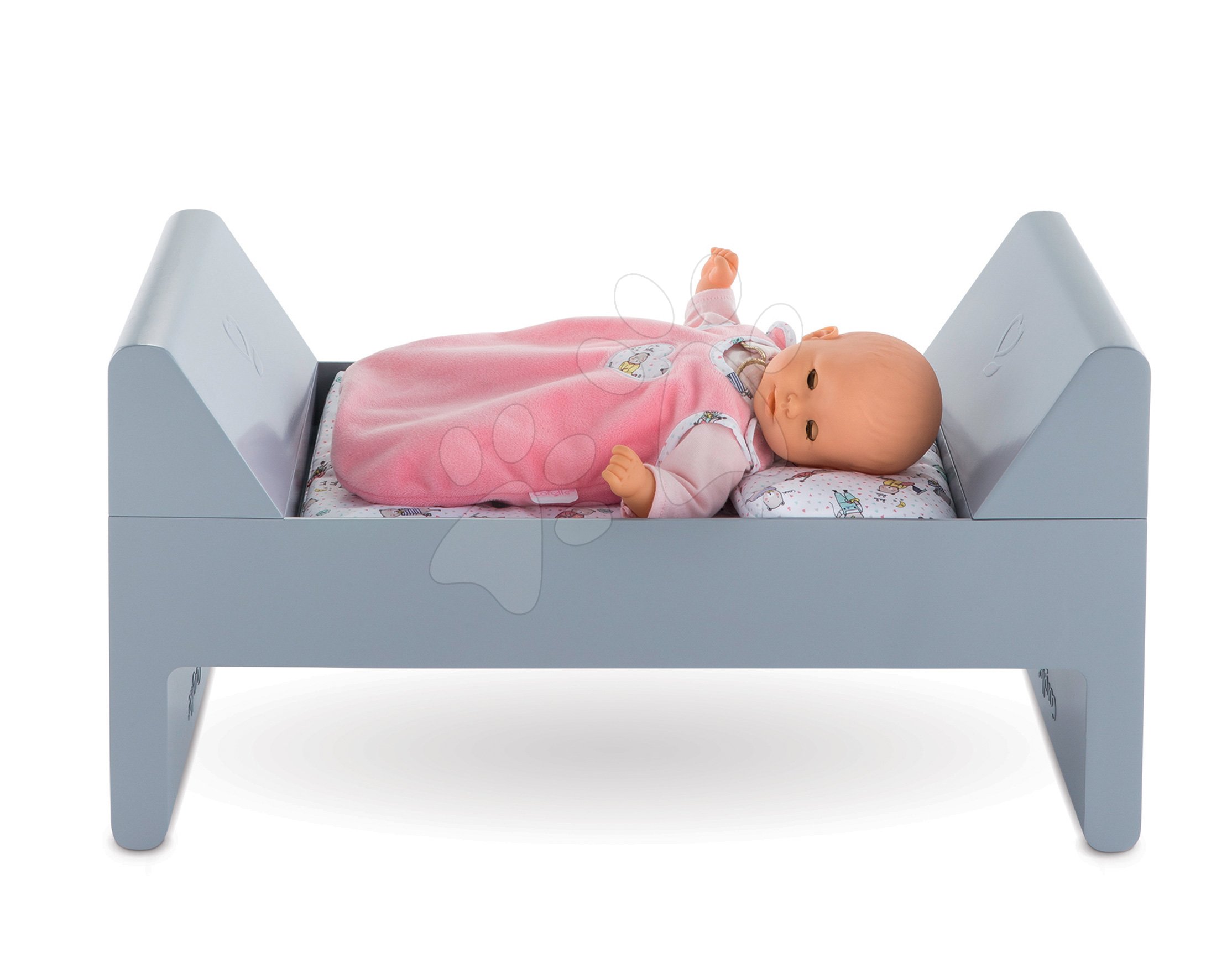 Posteljice in zibelke za dojenčke - Posteljica Mon Premier Poupon Bébé Corolle z blazino in odejo za 30-42 cm dojenčka od 18 mes