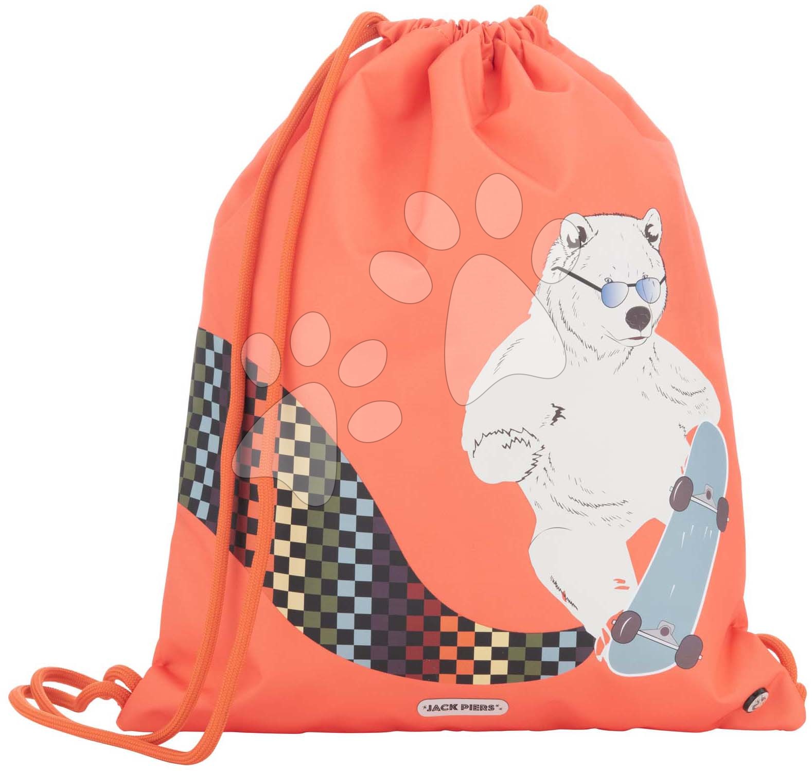 Školský vak na telocvik a prezúvky Gym Bag Boogie Bear Jack Piers ergonomický luxusné prevedenie od 2 rokov 36*44 cm