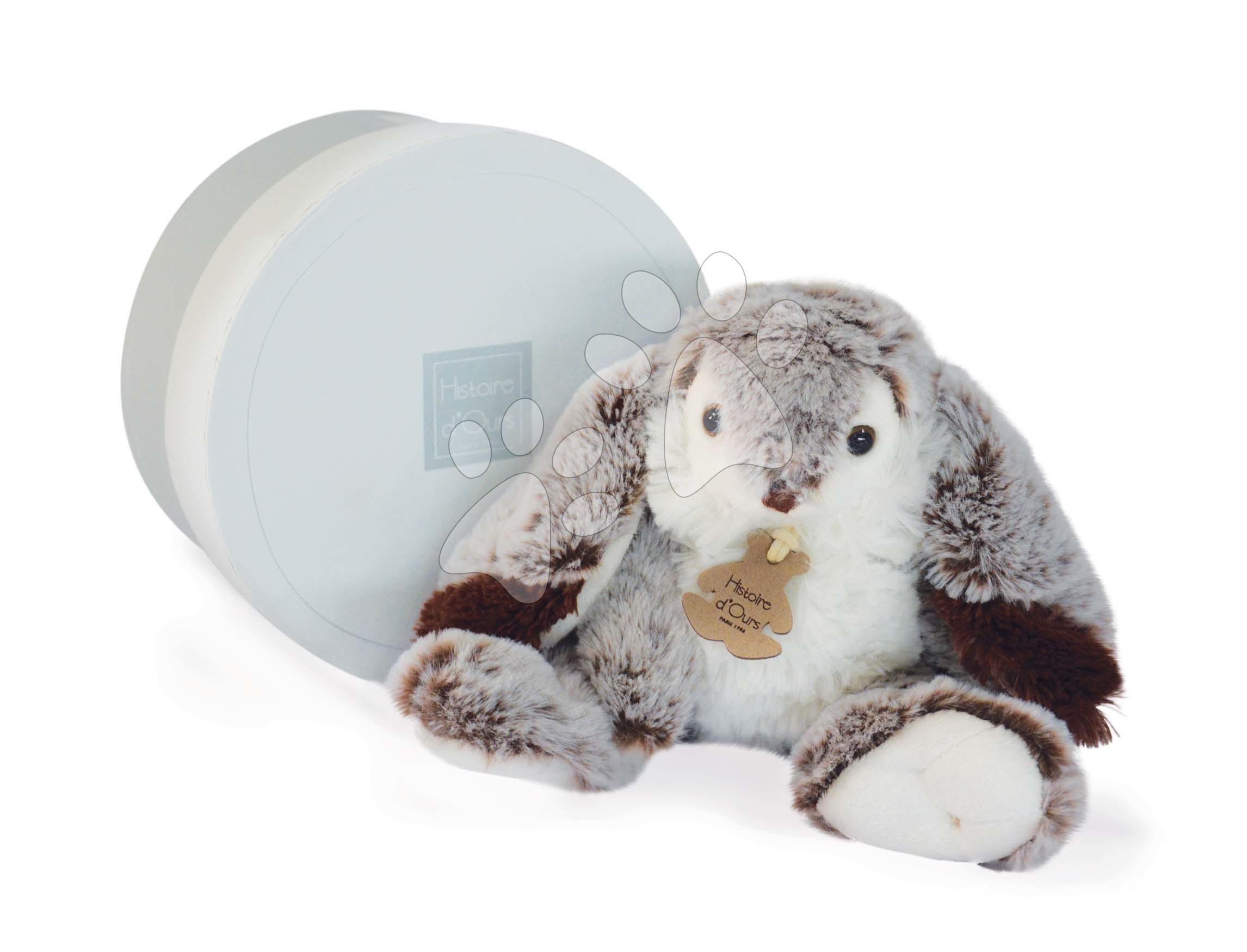 E-shop Plyšový zajačik Bunny Marius Histoire d’ Ours sivý 20 cm v darčekovom balení od 0 mes