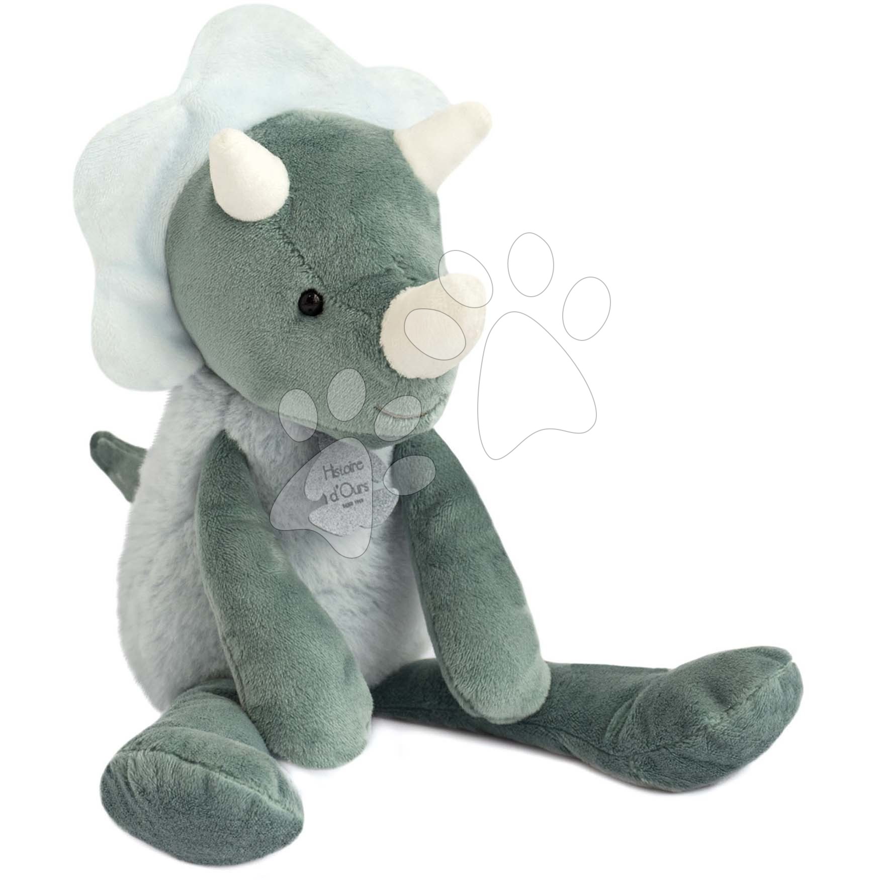 Plüss dinoszaurusz Sweety Chou Histoire d’ Ours kék 30 cm ajándékcsomagolásban 0 hó-tól