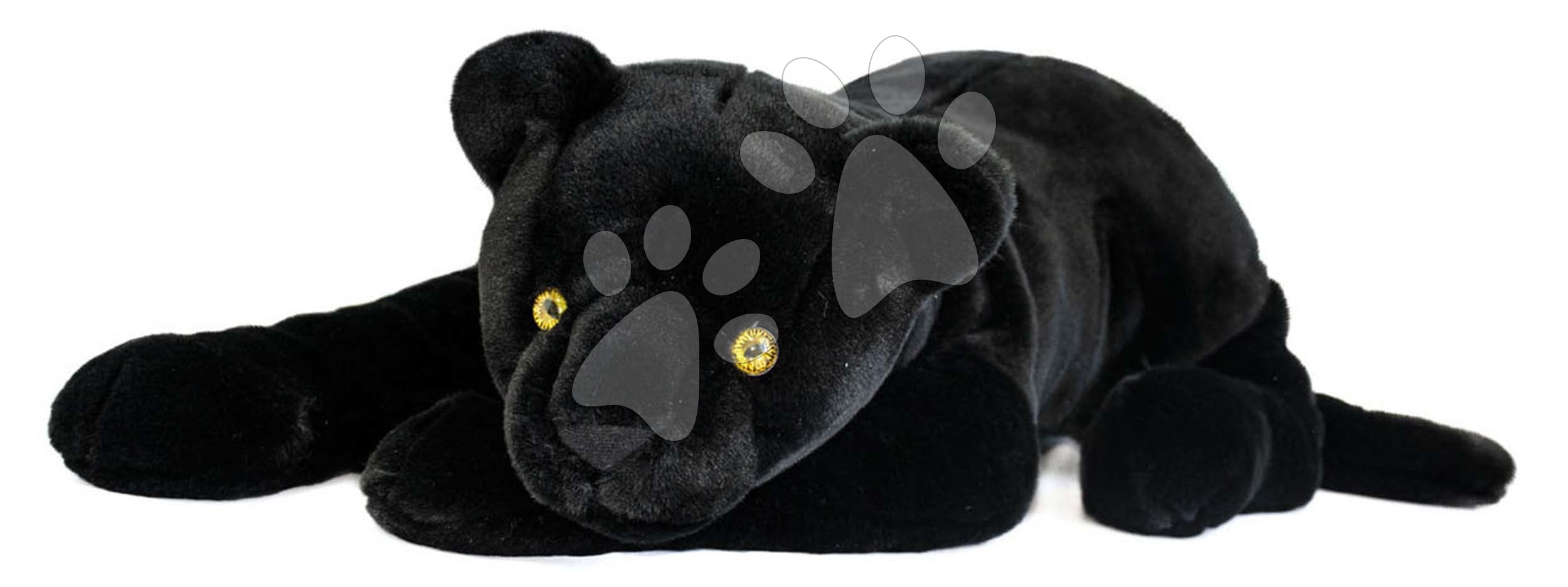 Plyšové zvieratká - Plyšový panter Black Panther Histoire d’ Ours čierny 75 cm od 0 mes