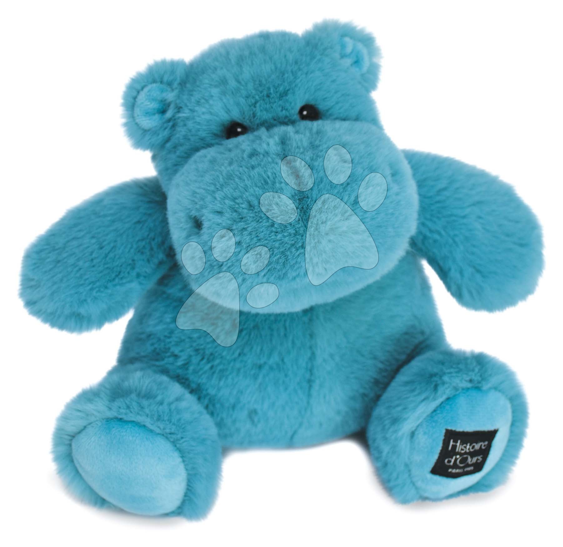 E-shop Plyšový hroch Hip' United Hippo Exotique Histoire d’ Ours modrý 25 cm od 0 mes