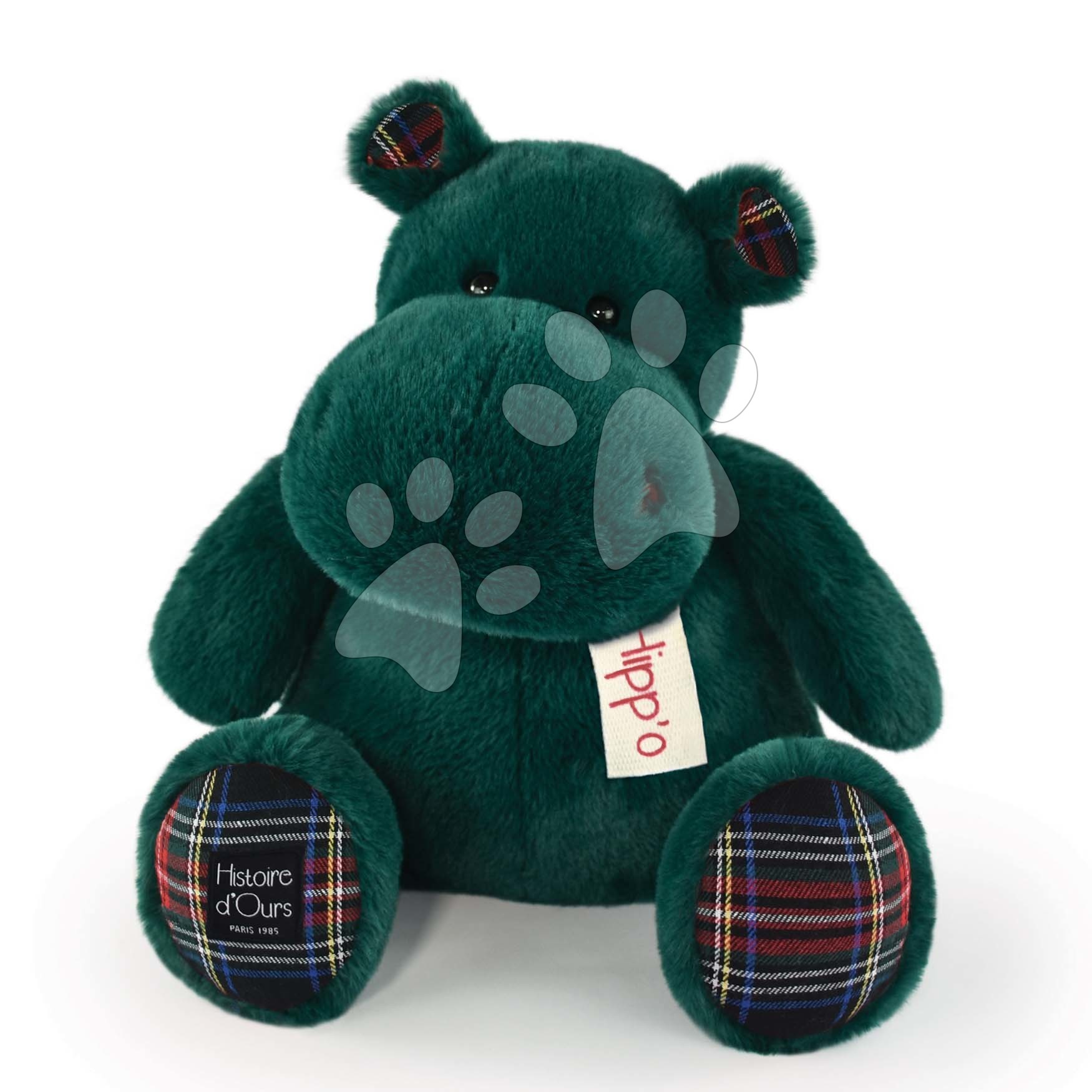 E-shop Plyšový hroch Pine Green Hippo Cocooning Histoire d’ Ours zelený 40 cm od 0 mes