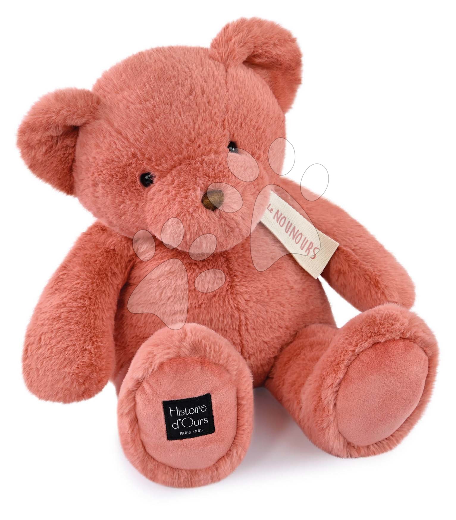 Plyšový medvídek Pink Praline Le Nounours Histoire d’ Ours růžový 40 cm od 0 měsíců