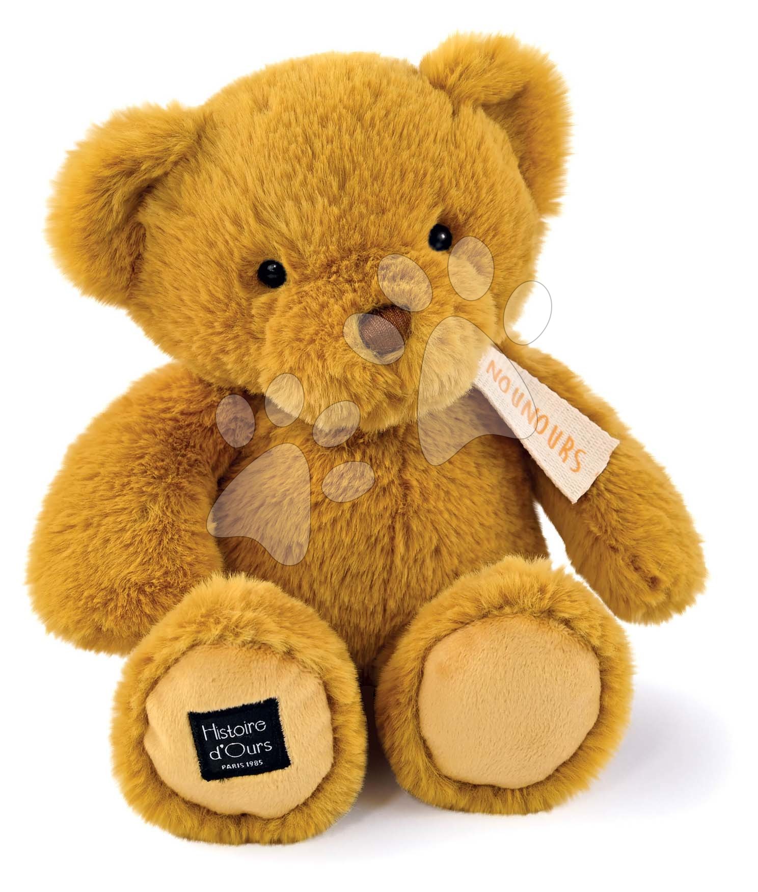 Plyšový medvedík Ocher Le Nounours Histoire d’ Ours oranžový 28 cm od 0 mes