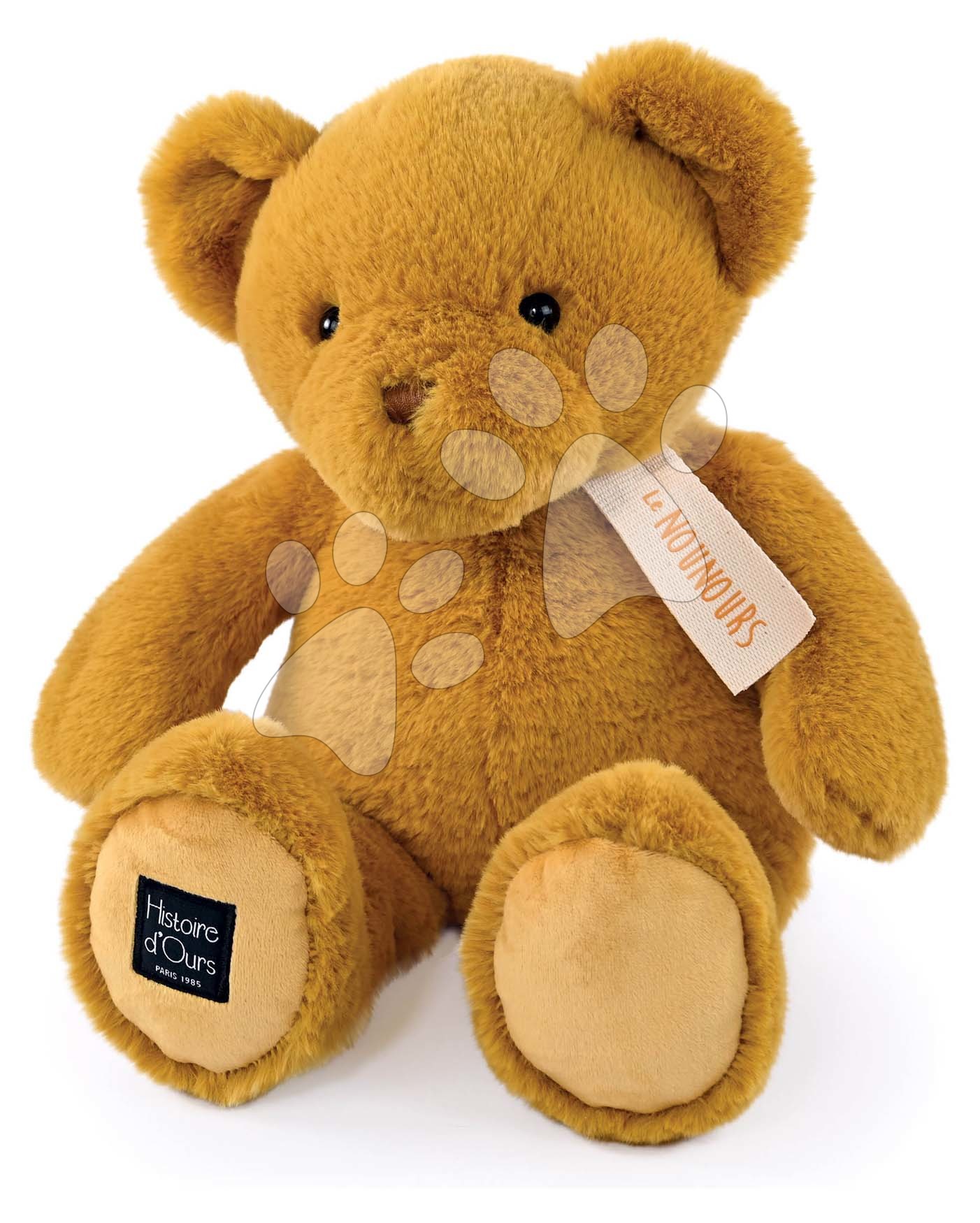 E-shop Plyšový medvedík Ocher Le Nounours Histoire d’ Ours oranžový 40 cm od 0 mes