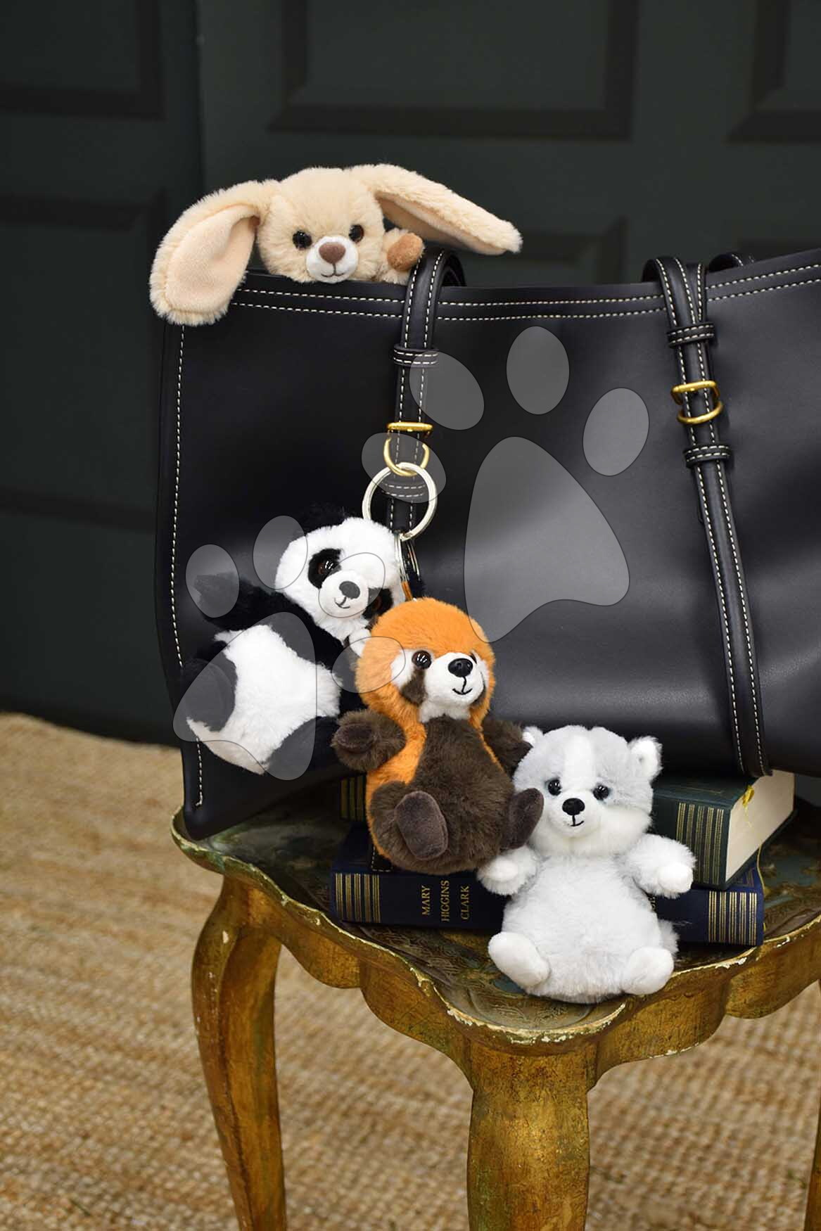 Breloc de pluș panda roșie Histoire d' Ours