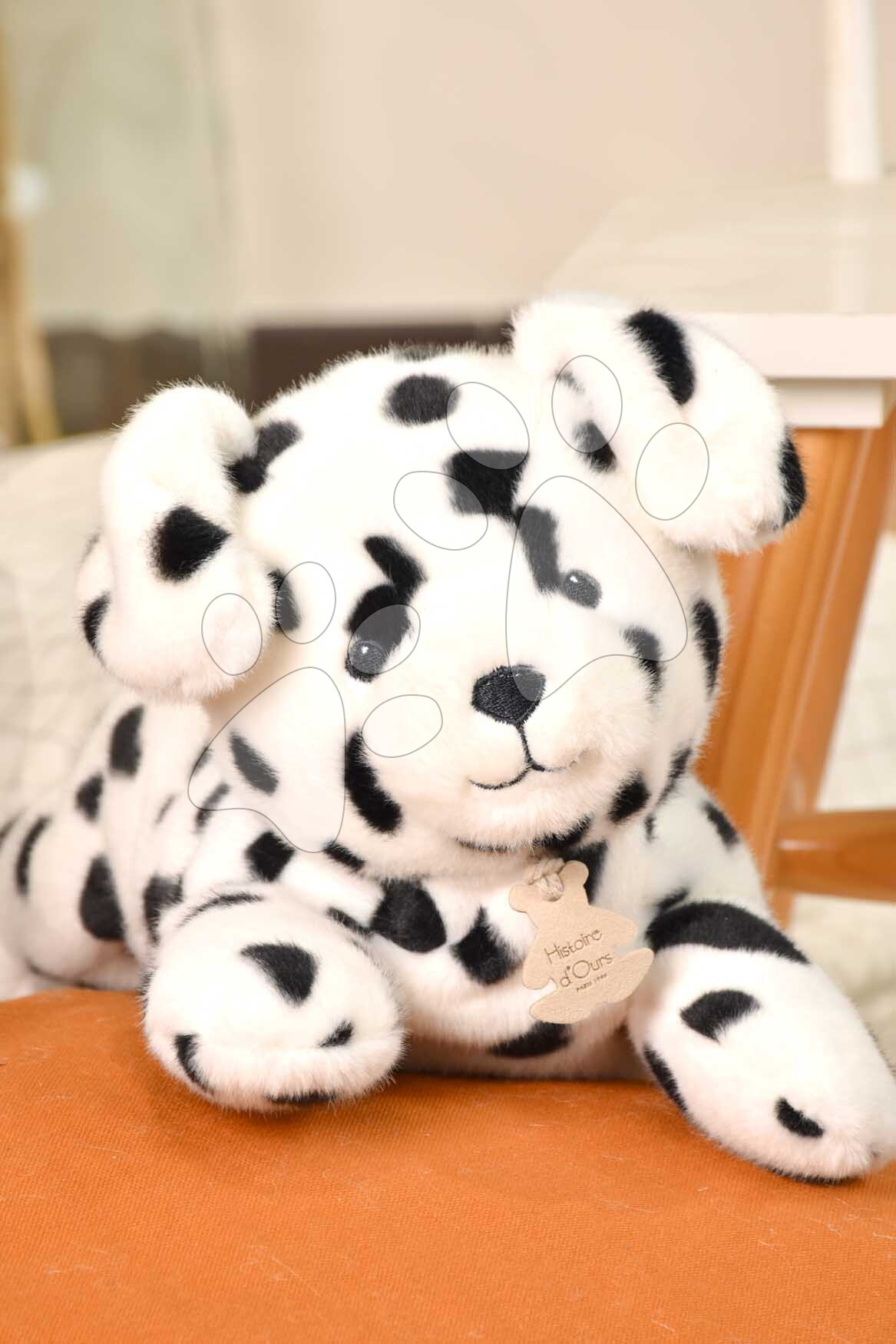 Plüss dalmata kutyus nehéz pocakkal P'tit Relax Dalmatian Histoire d’ Ours fekete-fehér 30 cm 0 hó-tól