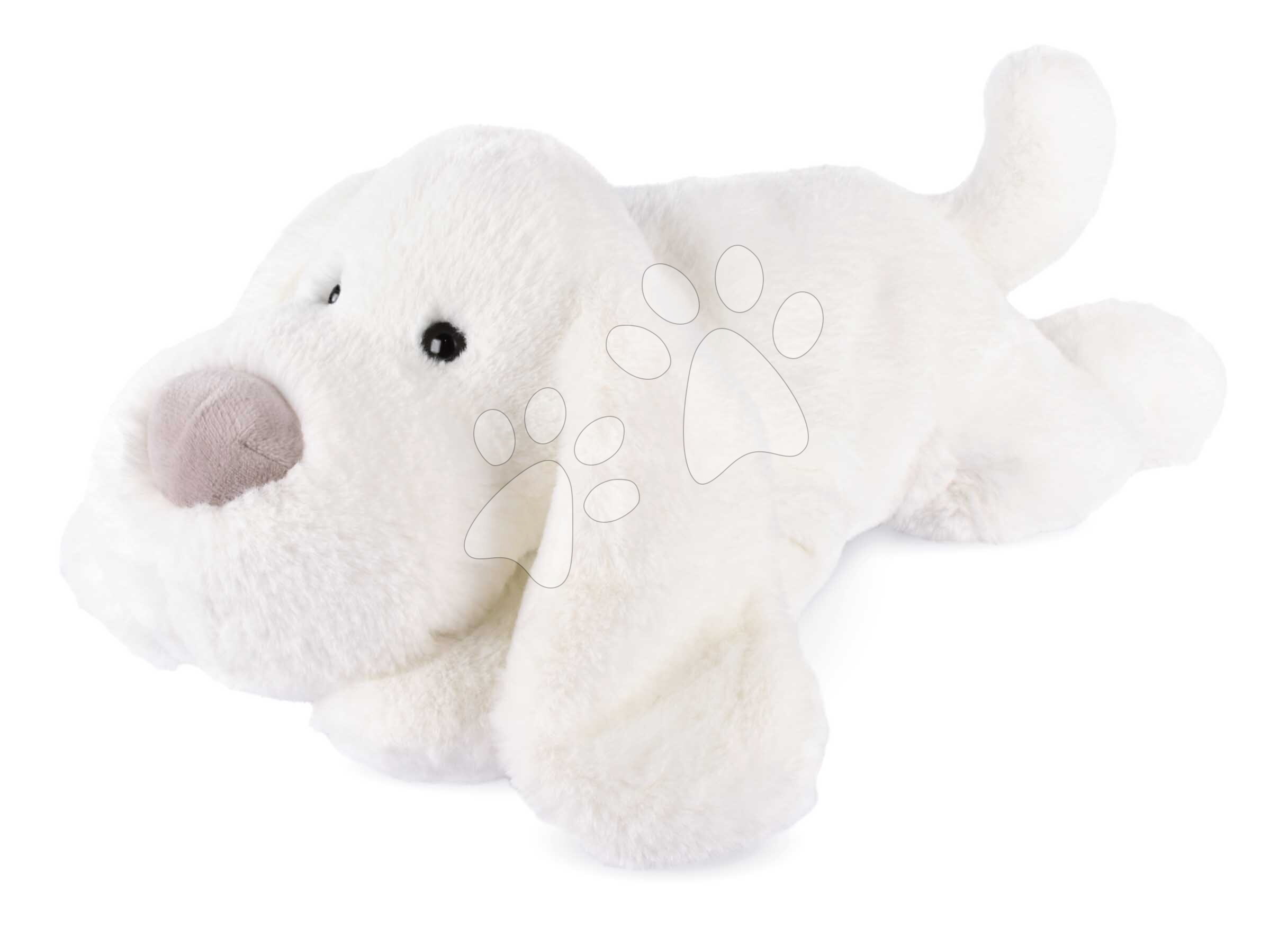 Plüss kutyus The Soft Stretch Dog White Histoire d’ Ours fehér 40 cm 0 hó-tól