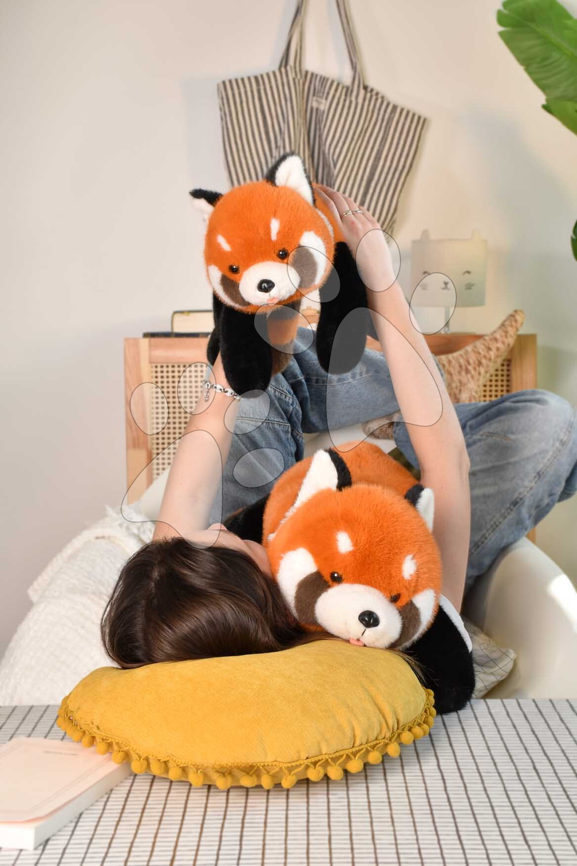 Grande Peluche Panda Roux – Peluche géante
