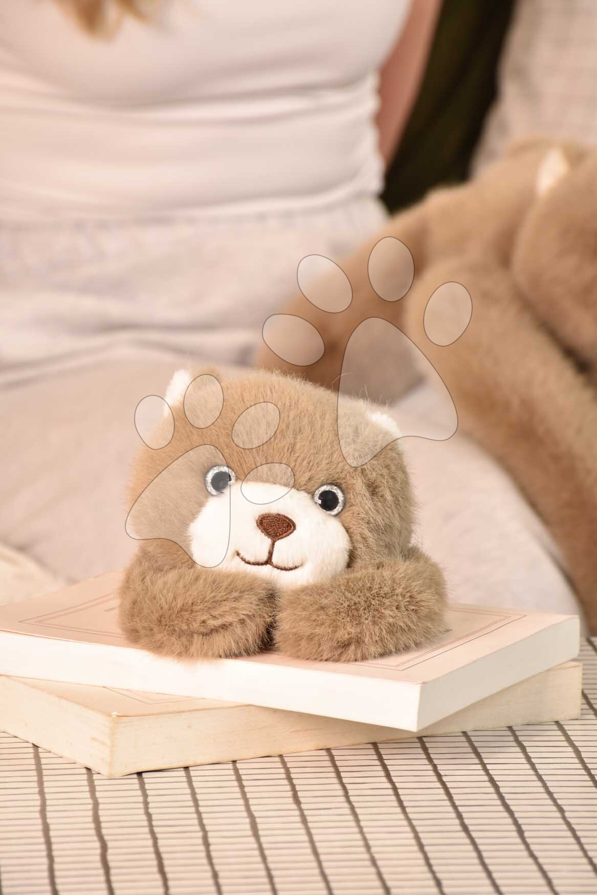 HABA – Peluche à Remonter Petit Ourson – Tirette, Billes Colorées, Hochet – Dès 10 Mois, Lavable En Machine