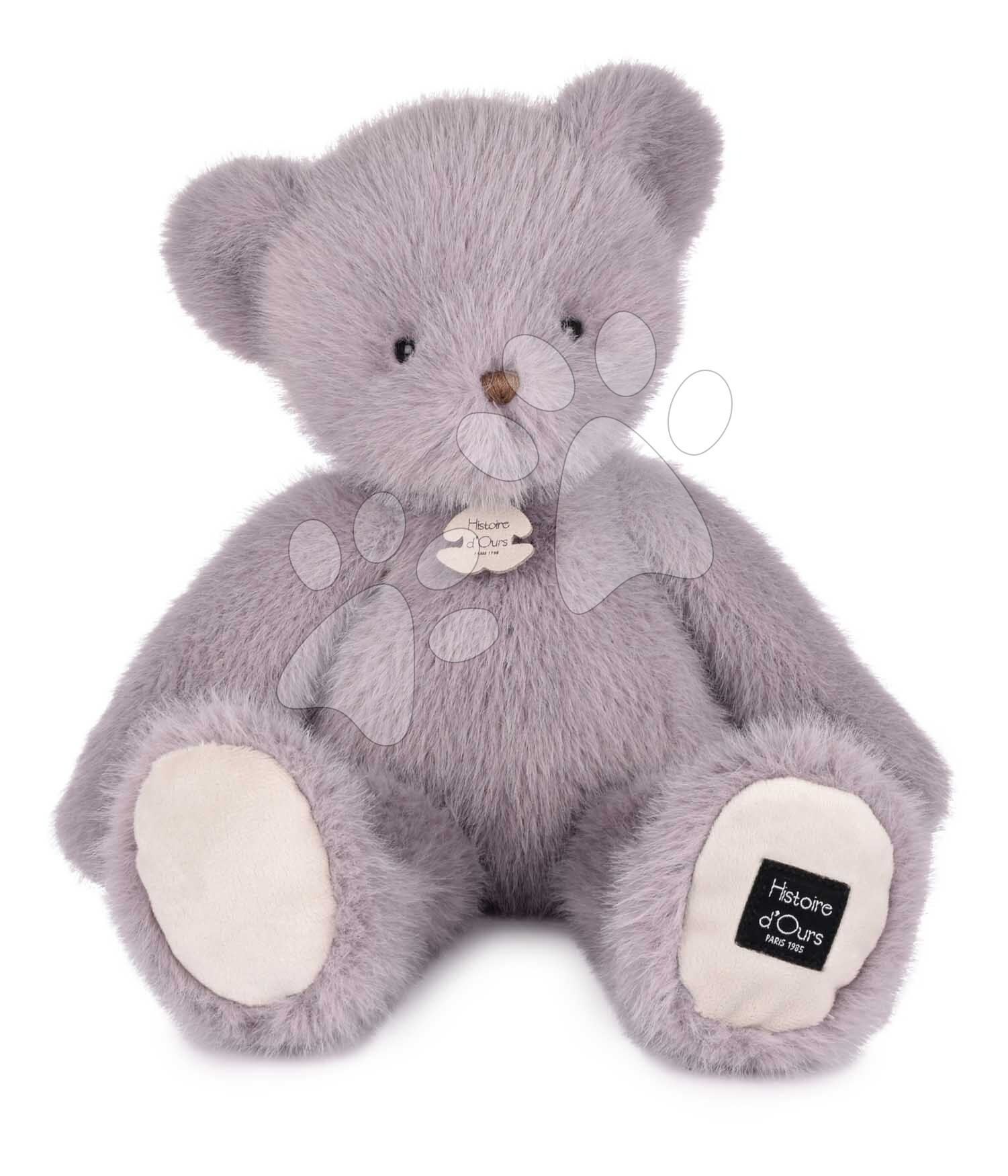 Plyšový medvedík Clémentin Lavender Gray Histoire d’ Ours sivý 38 cm od 0 mes