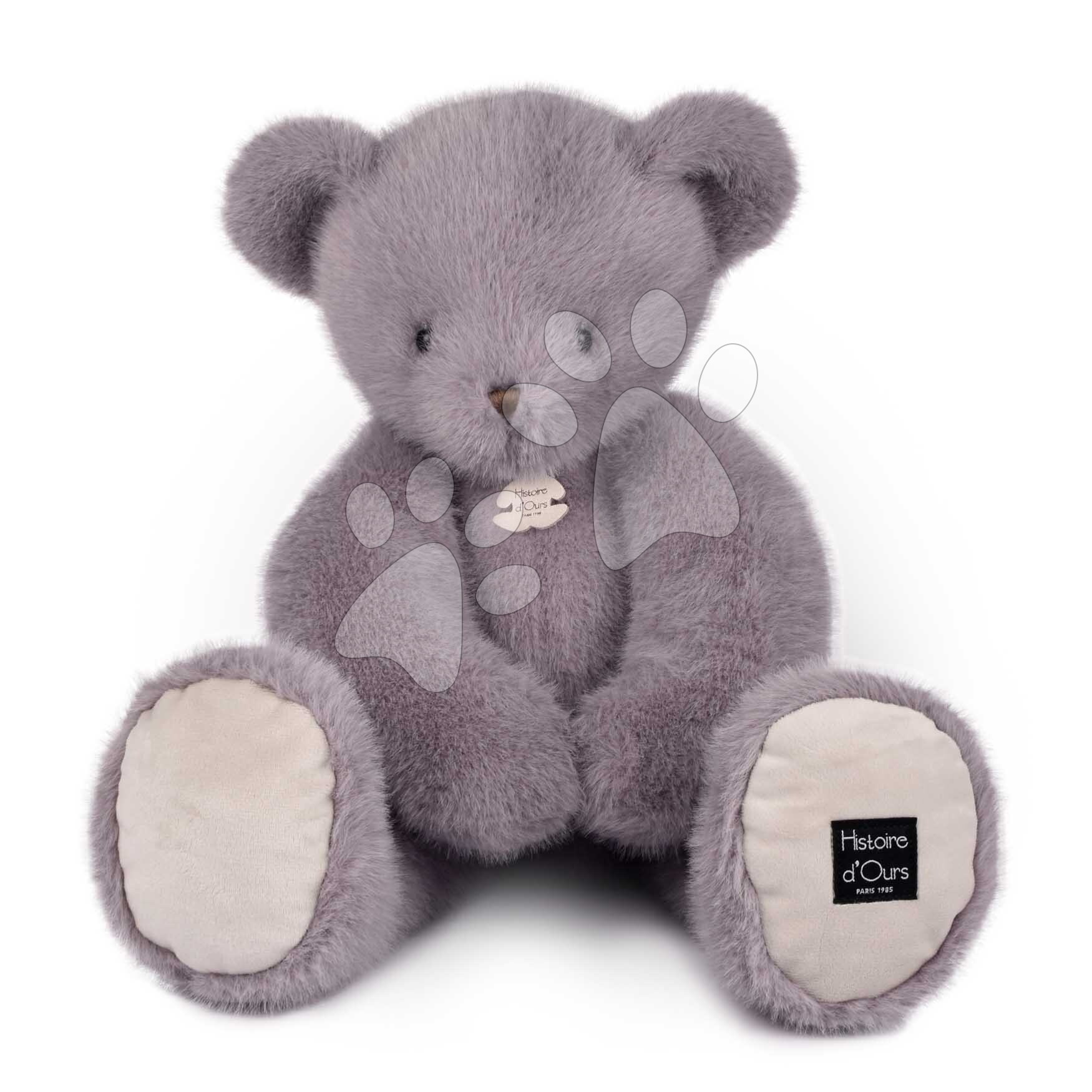Plyšový medveď Clémentin Lavender Gray Histoire d’ Ours sivý 60 cm od 0 mes
