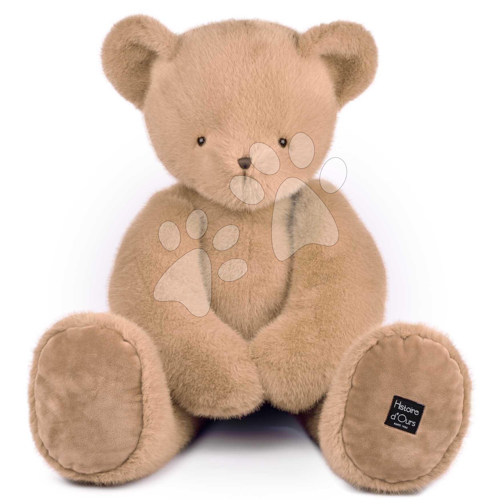 Veľký plyšový medveď Clémentin Honey Almond Histoire d’ Ours béžový 80 cm od 0 mes