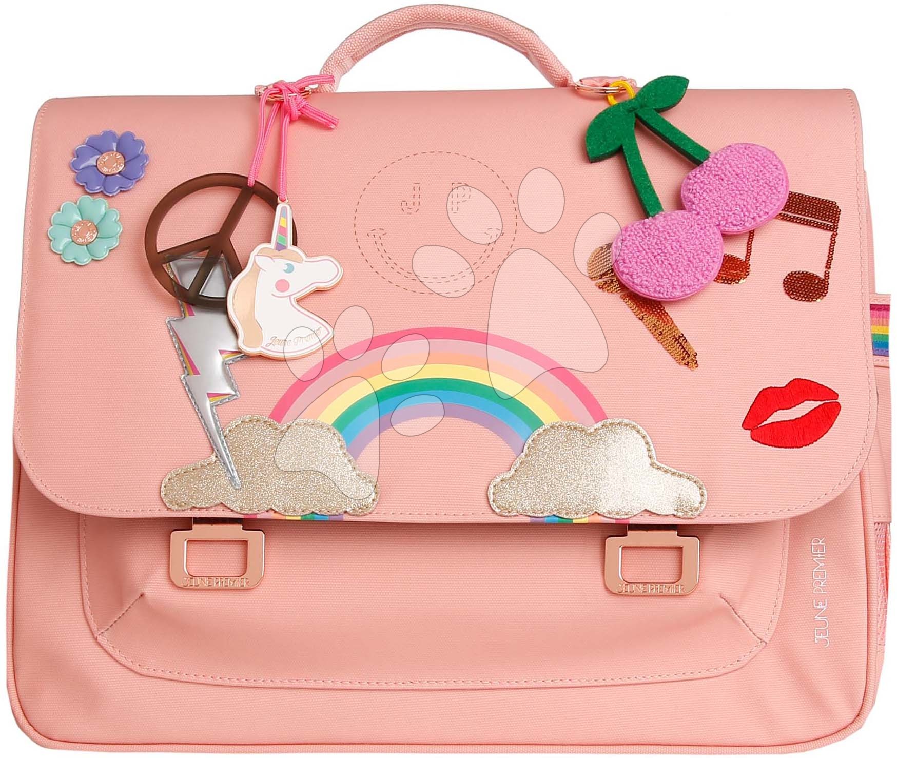 Školské aktovky - Školská aktovka It Bag Midi Lady Gadget Pink Jeune Premier ergonomická luxusné prevedenie 30*38 cm