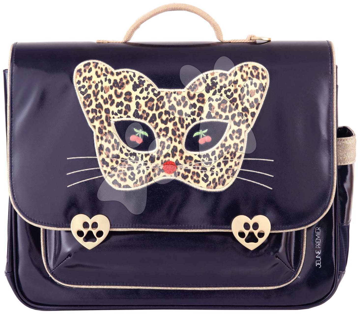 Školské aktovky - Školská aktovka It Bag Midi Love Cats Jeune Premier ergonomická luxusné prevedenie 30*38 cm