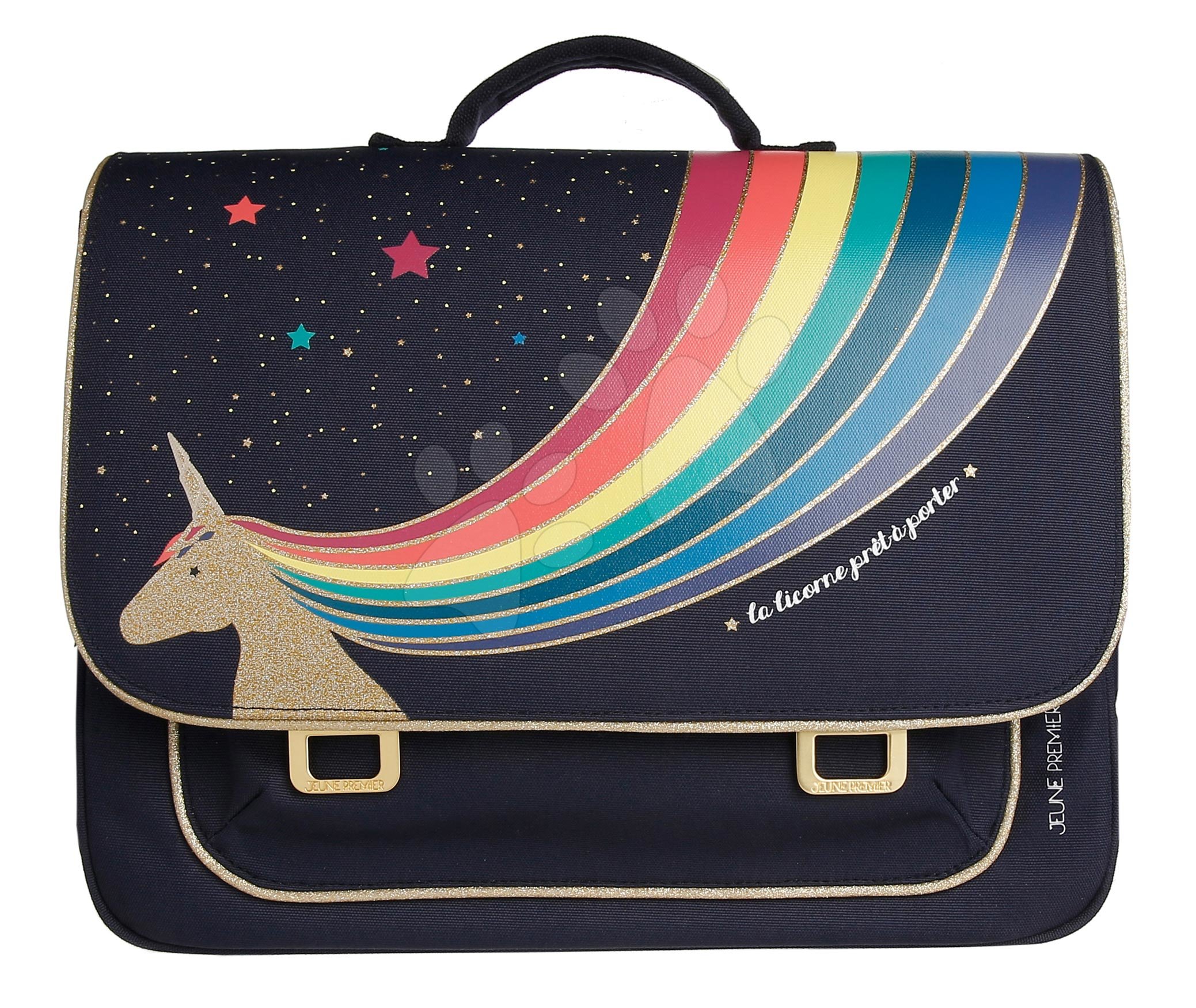 Iskolai aktatáska It Bag Midi Unicorn Gold Jeune Premier ergonomikus luxus kivitel 30*38 cm