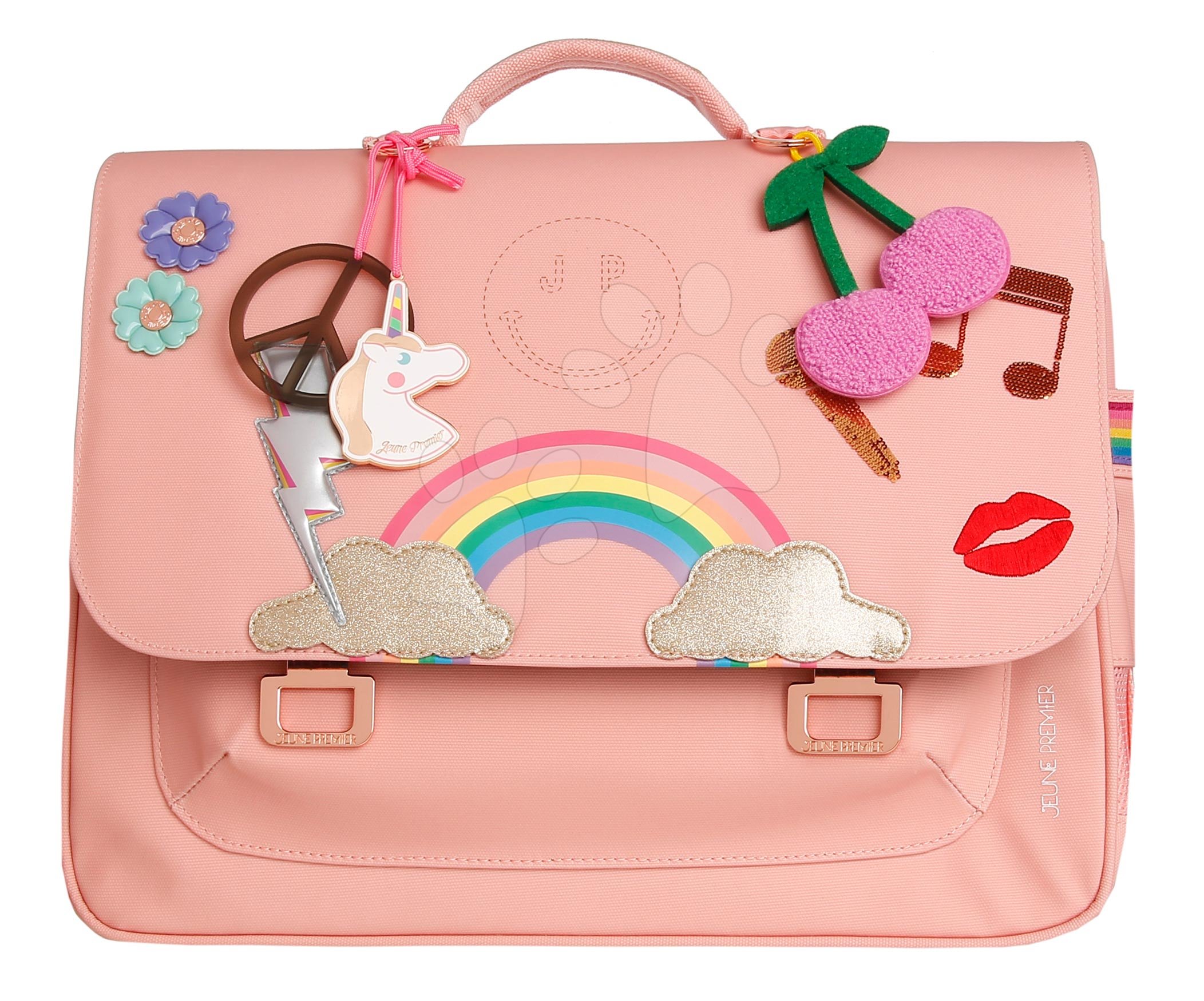 Školské aktovky - Školská aktovka It bag Midi Lady Gadget Pink Jeune Premier ergonomická luxusné prevedenie 30*38 cm