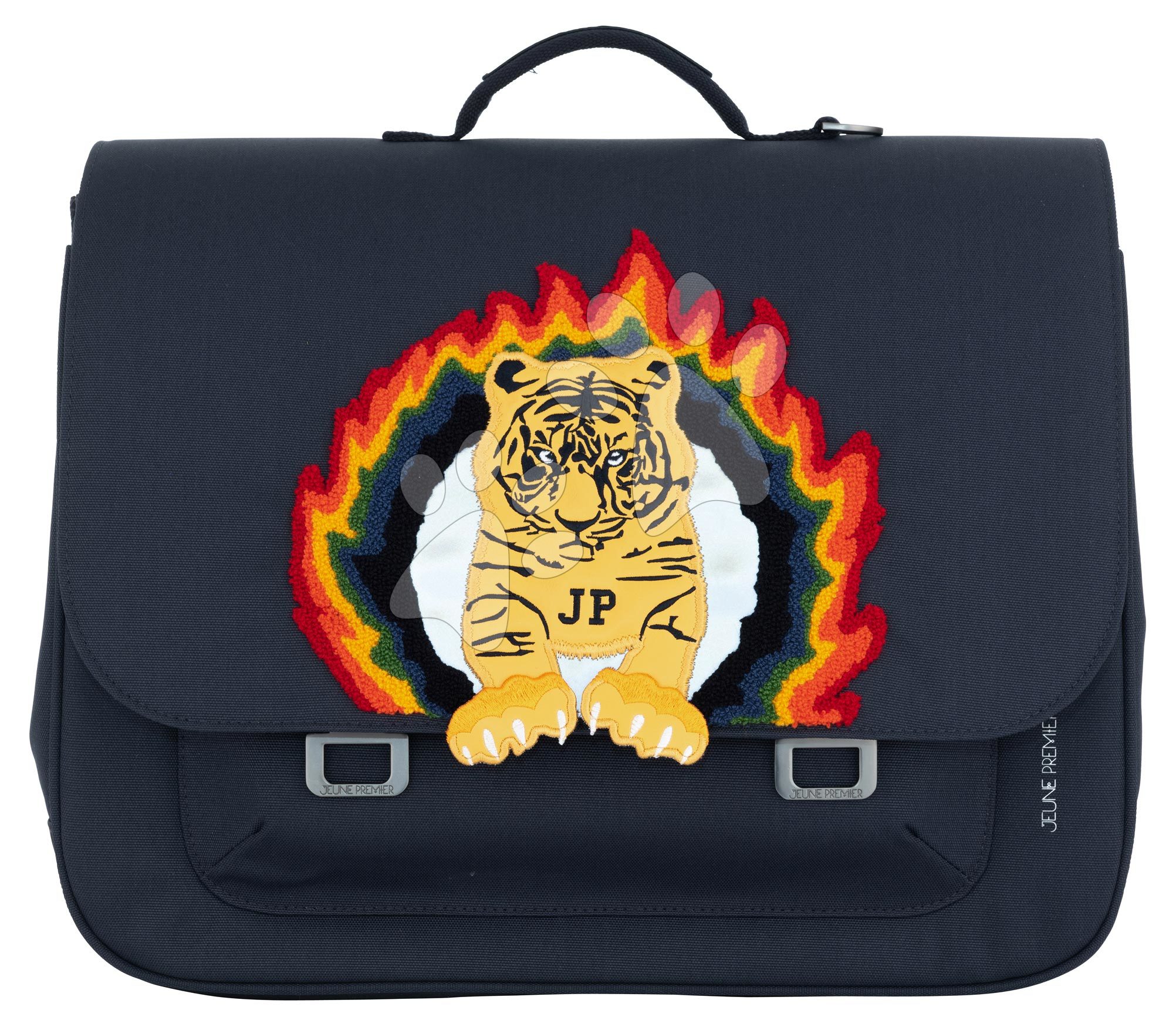 Školské aktovky - Školská aktovka It Bag Maxi Tiger Flame Jeune Premier ergonomická luxusné prevedenie 35*41 cm