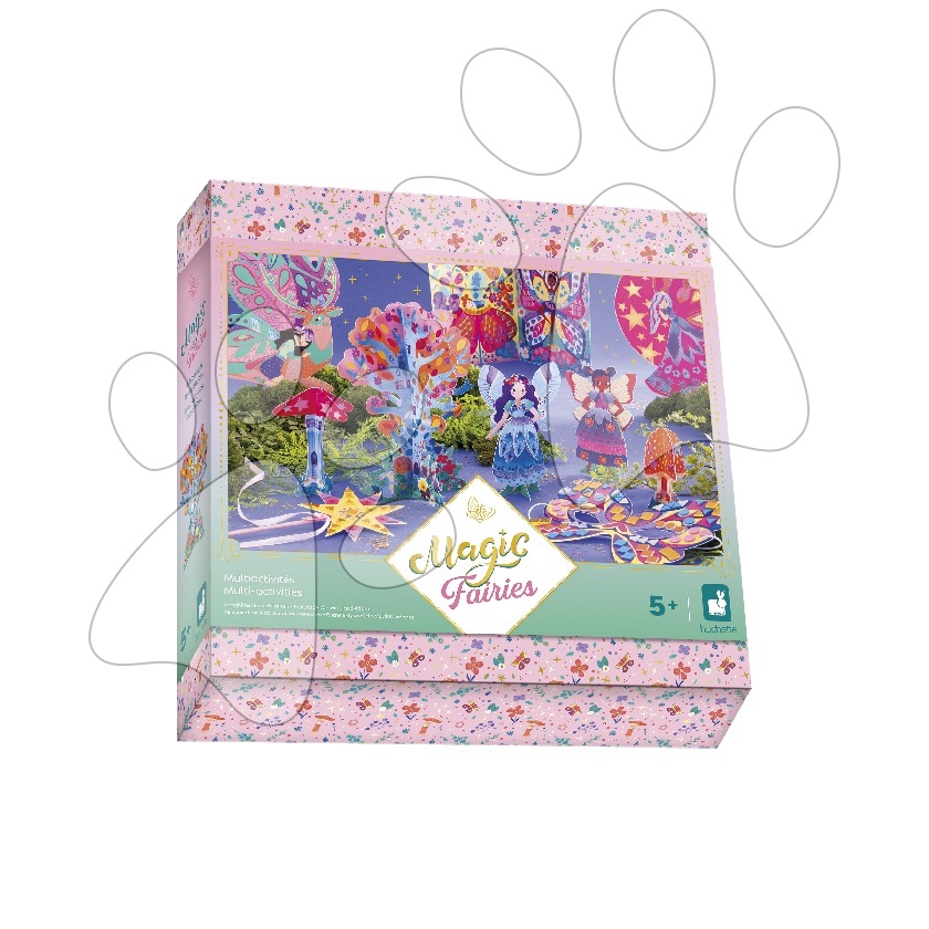 Kreatívna sada s aktivitami Magické víly Multi-activities Magic Fairies Atelier Janod 11 dekorácií od 5 rokov J09175