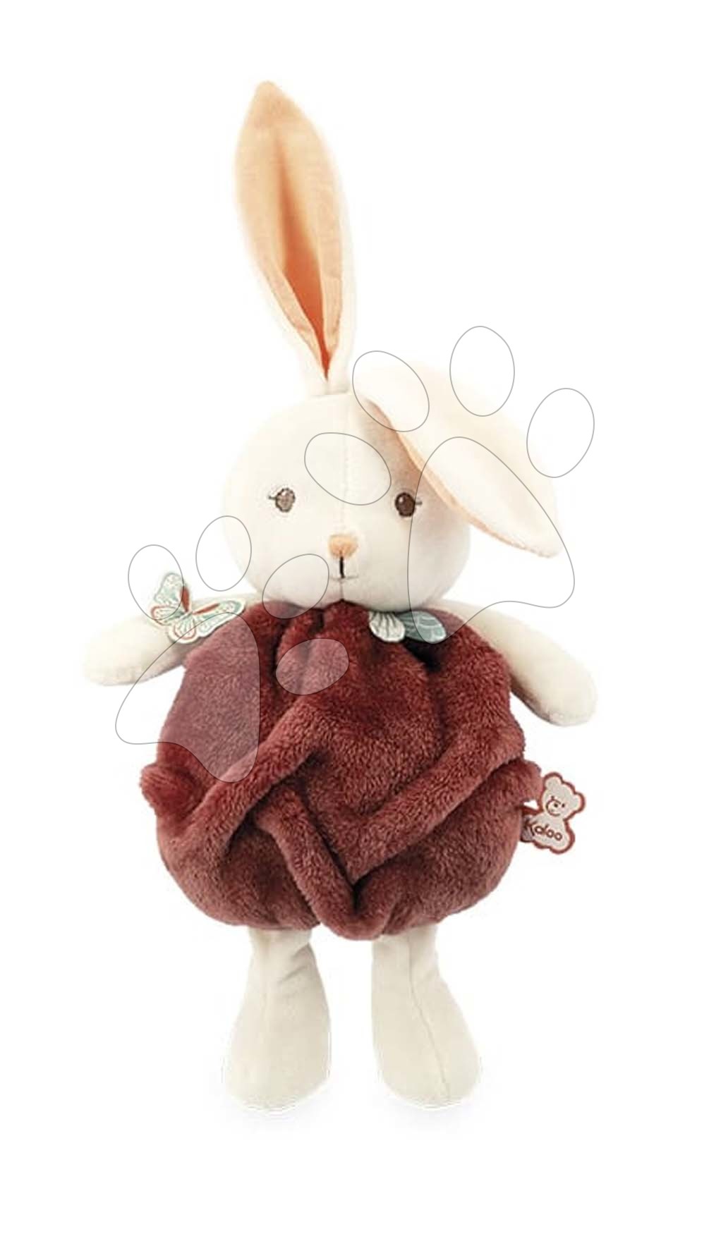 E-shop Plyšový zajačik Bubble of Love Rabbit Cinnamon Plume Kaloo hnedý 23 cm z jemného mäkkého materiálu v darčekovom balení od 0 mes