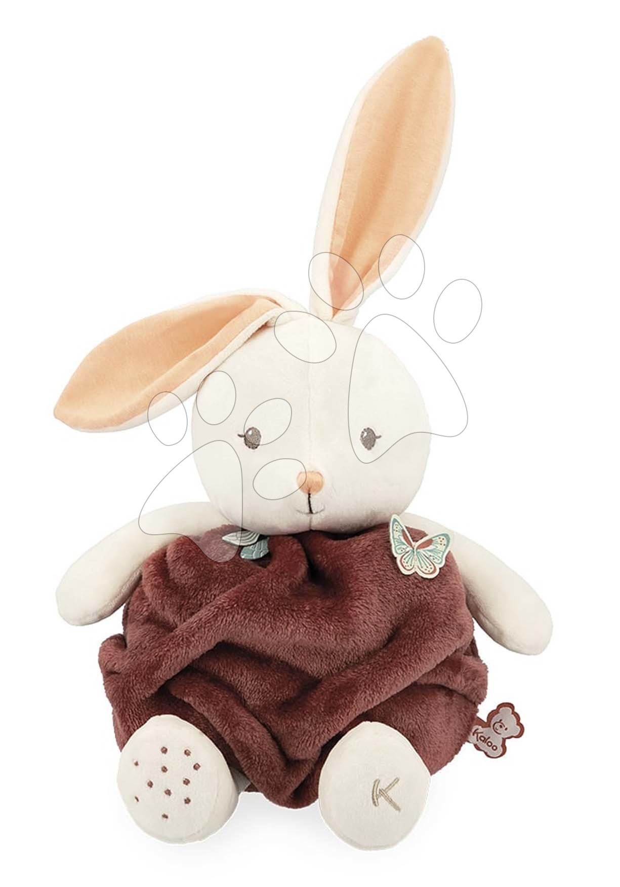 Plišasti zajčki - Plišasti zajček Bubble of Love Rabbit Cinnamon Plume Kaloo rjav 30 cm iz nežnega mehkega materiala v darilni embalaži od 0 mes