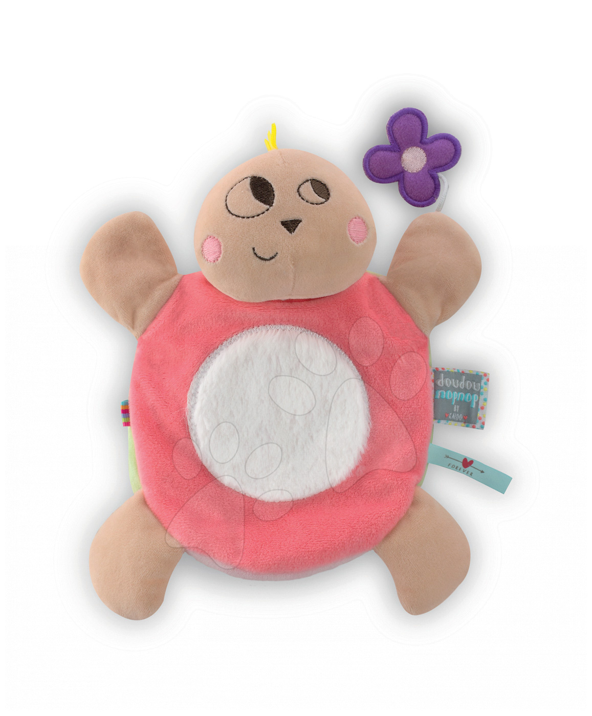 Plyšová korytnačka bábkové divadlo Nopnop-Tortise Doudou Kaloo 25 cm pre najmenších