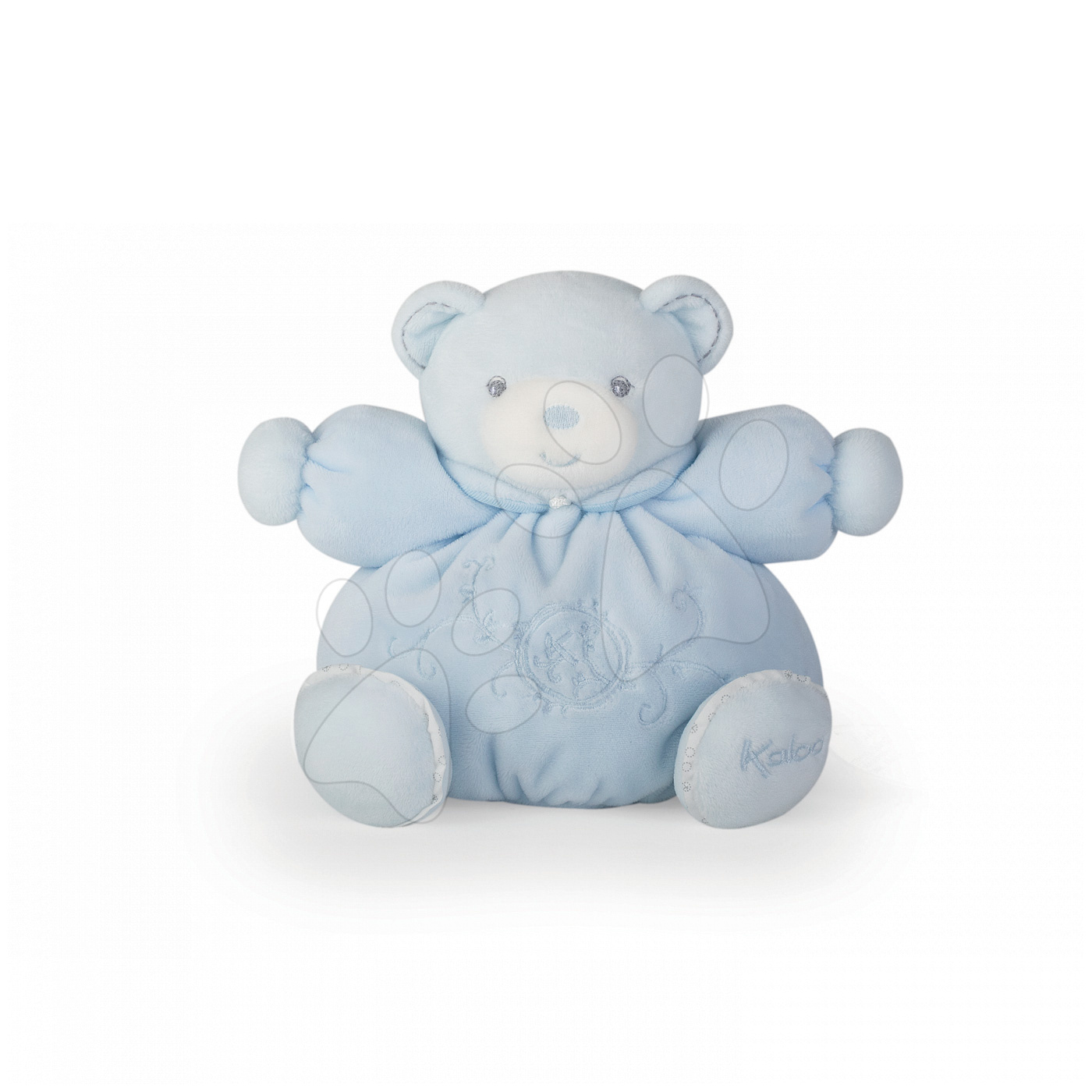 Kaloo plyšový medvídek Perle-Chubby Bear 962148 modrý