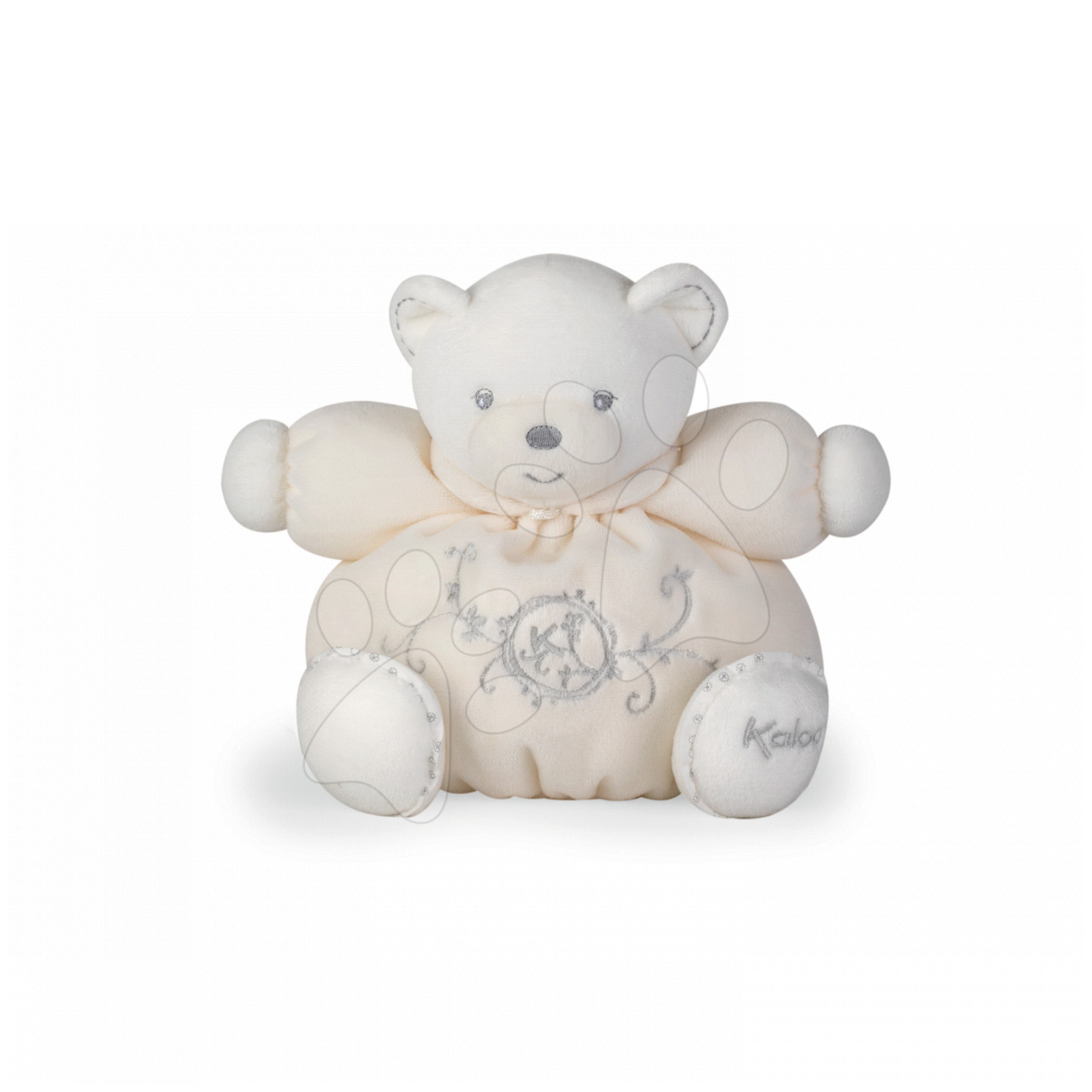 Plyšové medvede - Plyšový medvedík Perle-Chubby Bear Kaloo 18 cm v darčekovom balení pre najmenších krémový