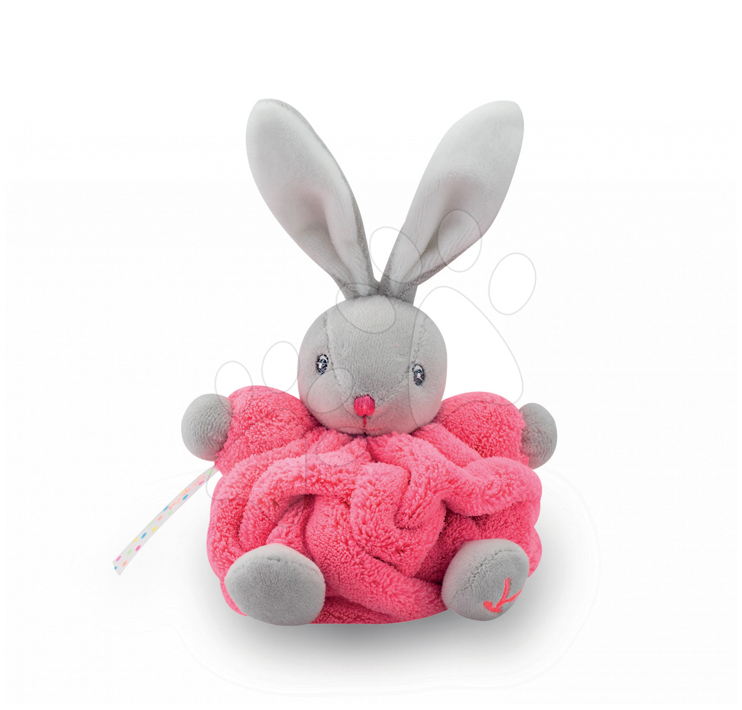 Hračky pre bábätká - Plyšový zajačik Plume-Mini Neon Kaloo 12 cm pre najmenších ružový