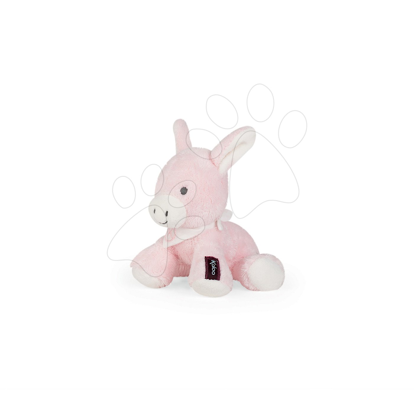Plyšové a textilní hračky - Plyšový oslík Les Amis Regliss Kaloo v dárkovém balení střední 19 cm růžový od 0 měsíců