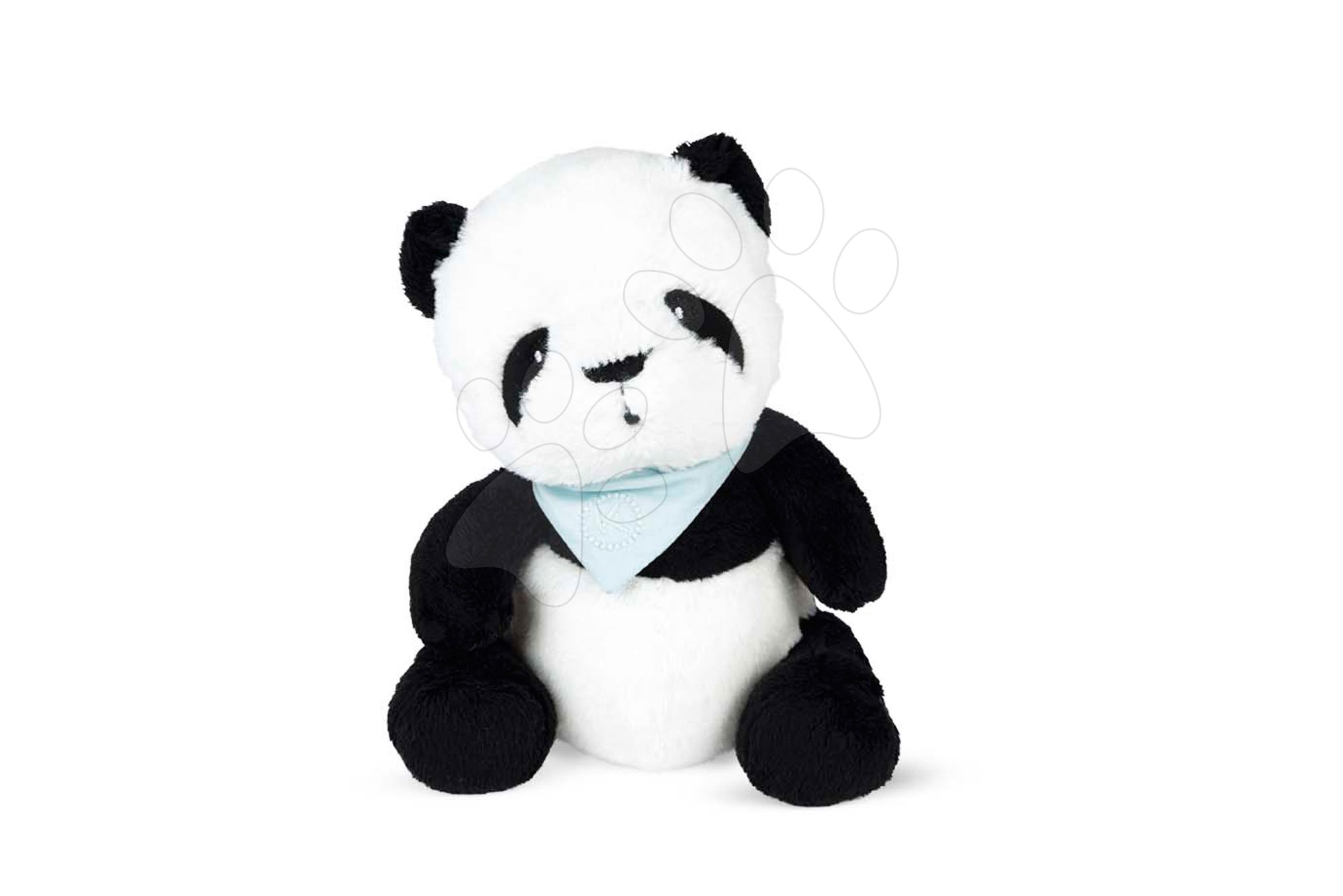 Plüss pandamaci Panda Bamboo Les Amis Kaloo kendőben 19 cm puha plüssből ajándékdobozban 0 hó-tól