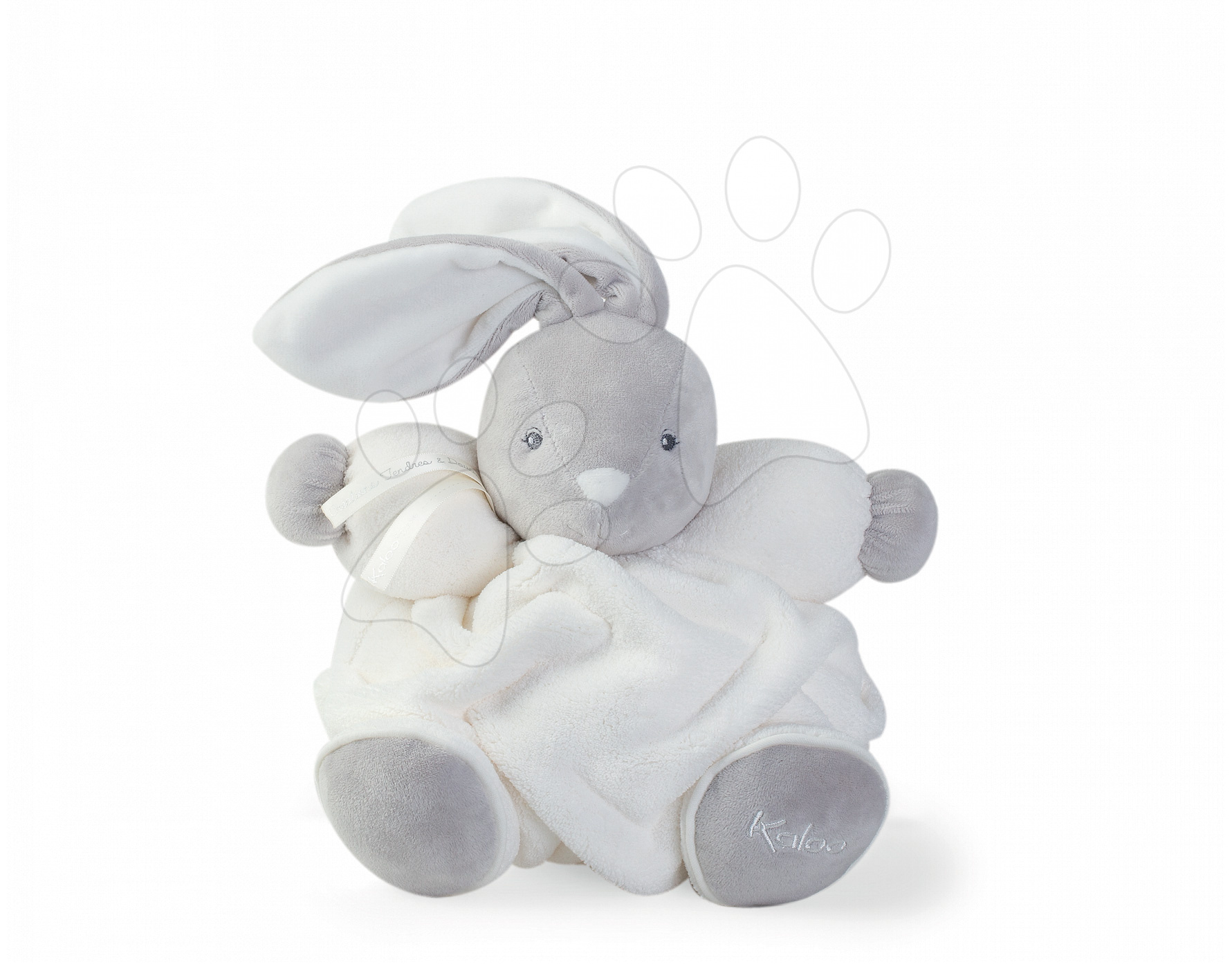 Plyšový zajačik Plume Chubby Kaloo 25 cm v darčekovom balení pre najmenších krémový od 0 mes