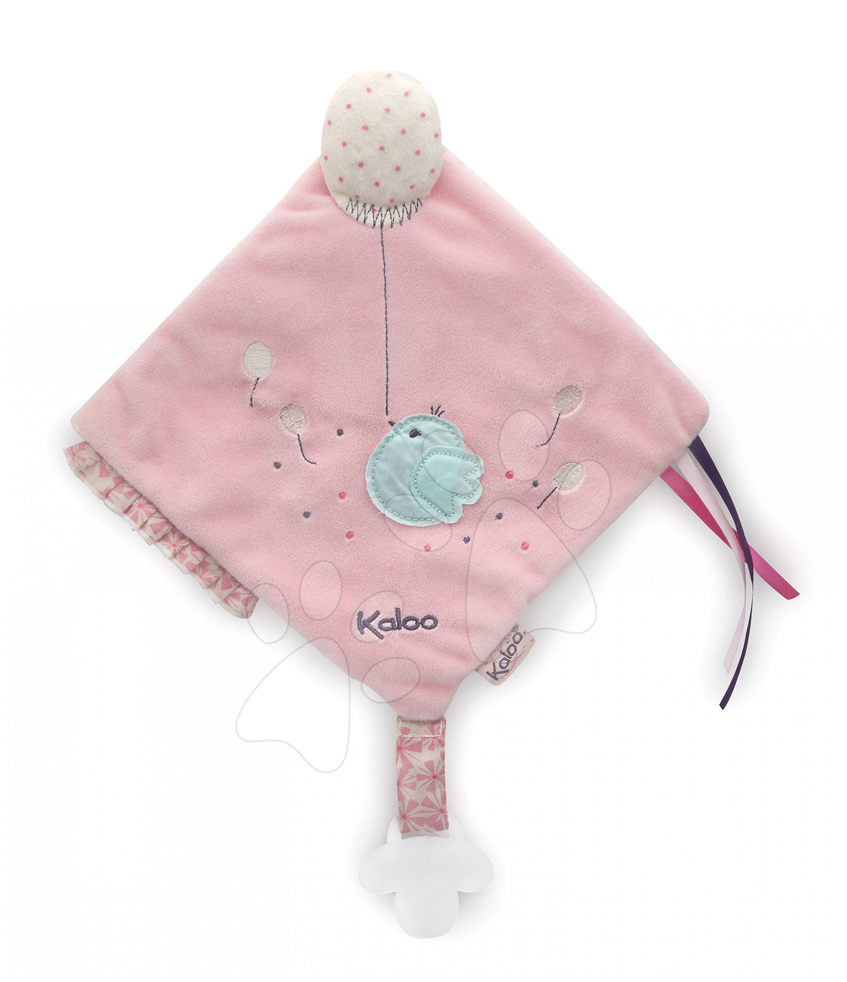 Kaloo plyšový vtáčik Petite Rose-Sweet Activity Doudou 969868 ružový