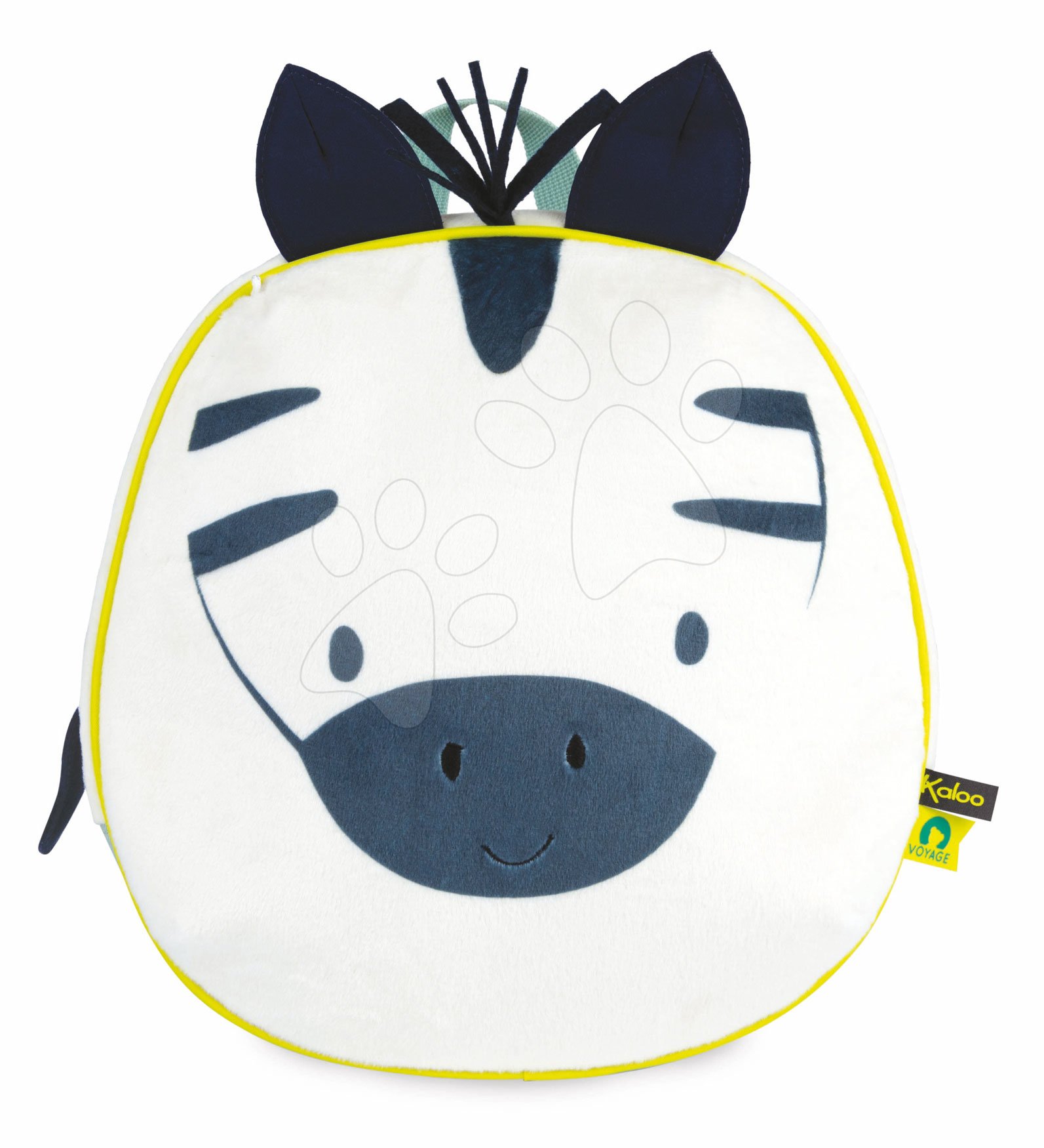 Detské batohy - Batoh Zebra My Cuddle Backpack Home Kaloo so zipsom 26*25 cm pre deti od 2 rokov