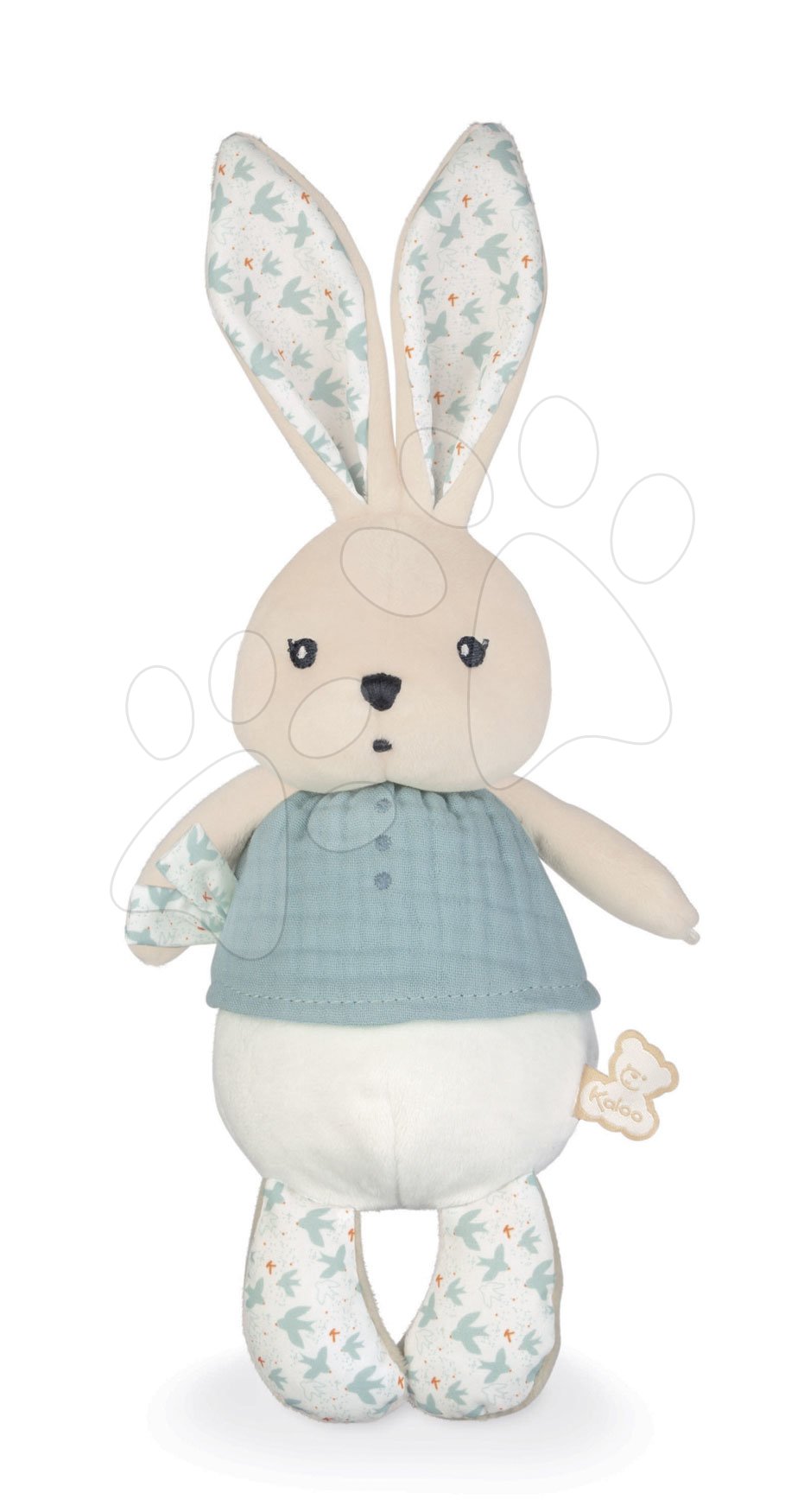 Rongy nyuszkó Colombe Rabbit Doll Dove K'doux Kaloo kék 25 cm puha alapanyagból 0 hó-tól