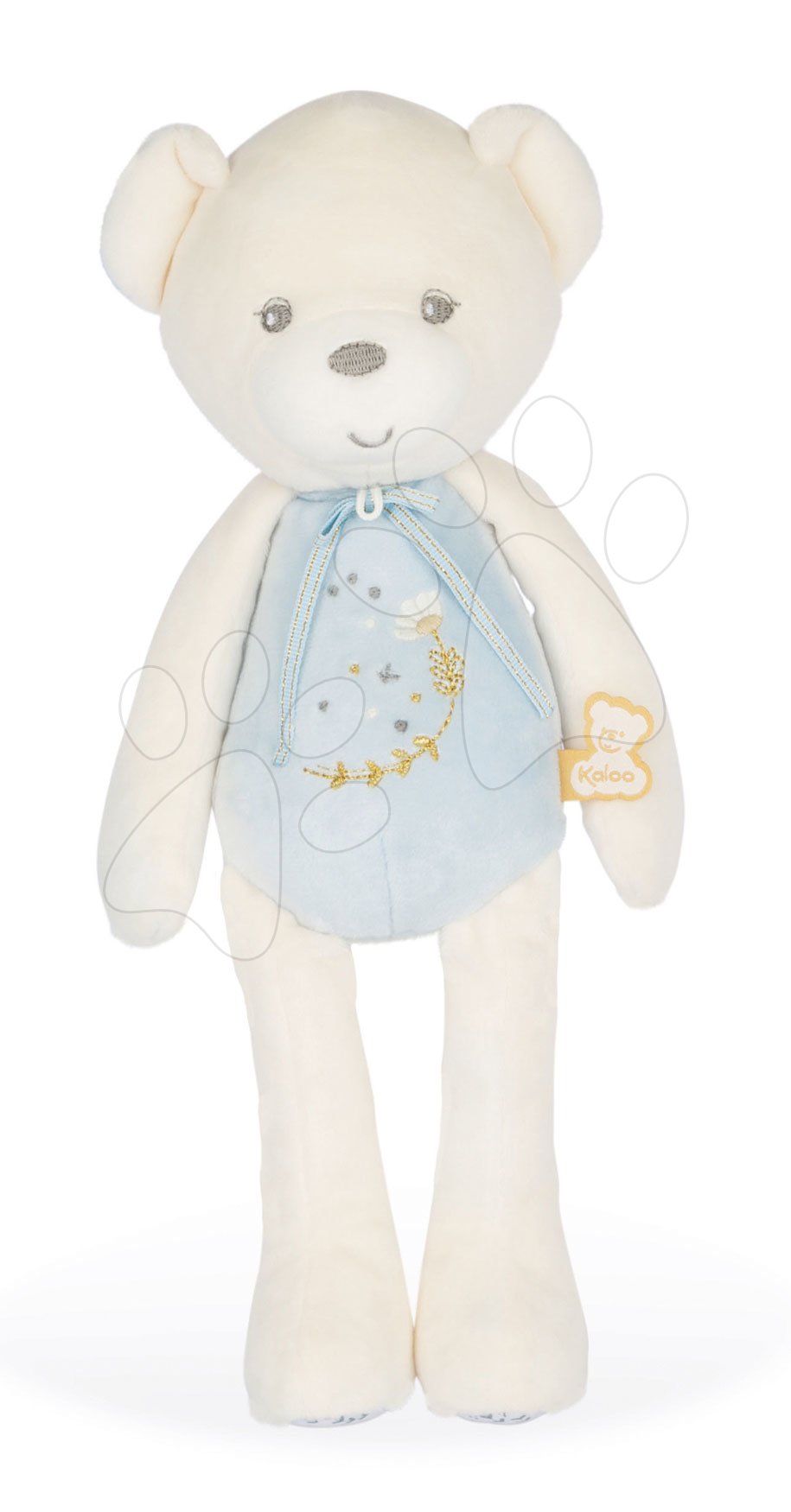 Plyšový medveď s hudbou Musical Doll Bear Perle Kaloo modrý 35 cm s jemnou melódiou z mäkkého materiálu od 0 mes