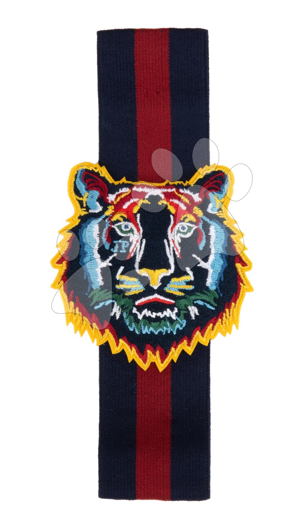 Elastická páska na box se svačinou Lunchbox Elastic Tiger Navy Jeune Premier luxusní provedení