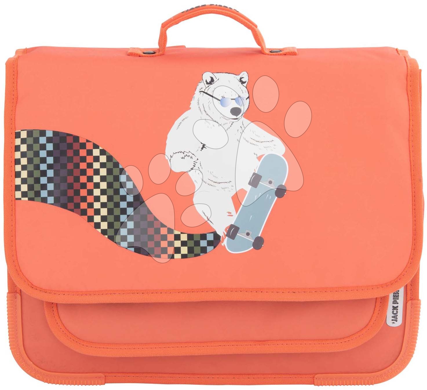 E-shop Školská aktovka Schoolbag Paris Large Boogie Bear Jack Piers ergonomická luxusné prevedenie od 6 rokov 38*32*15 cm