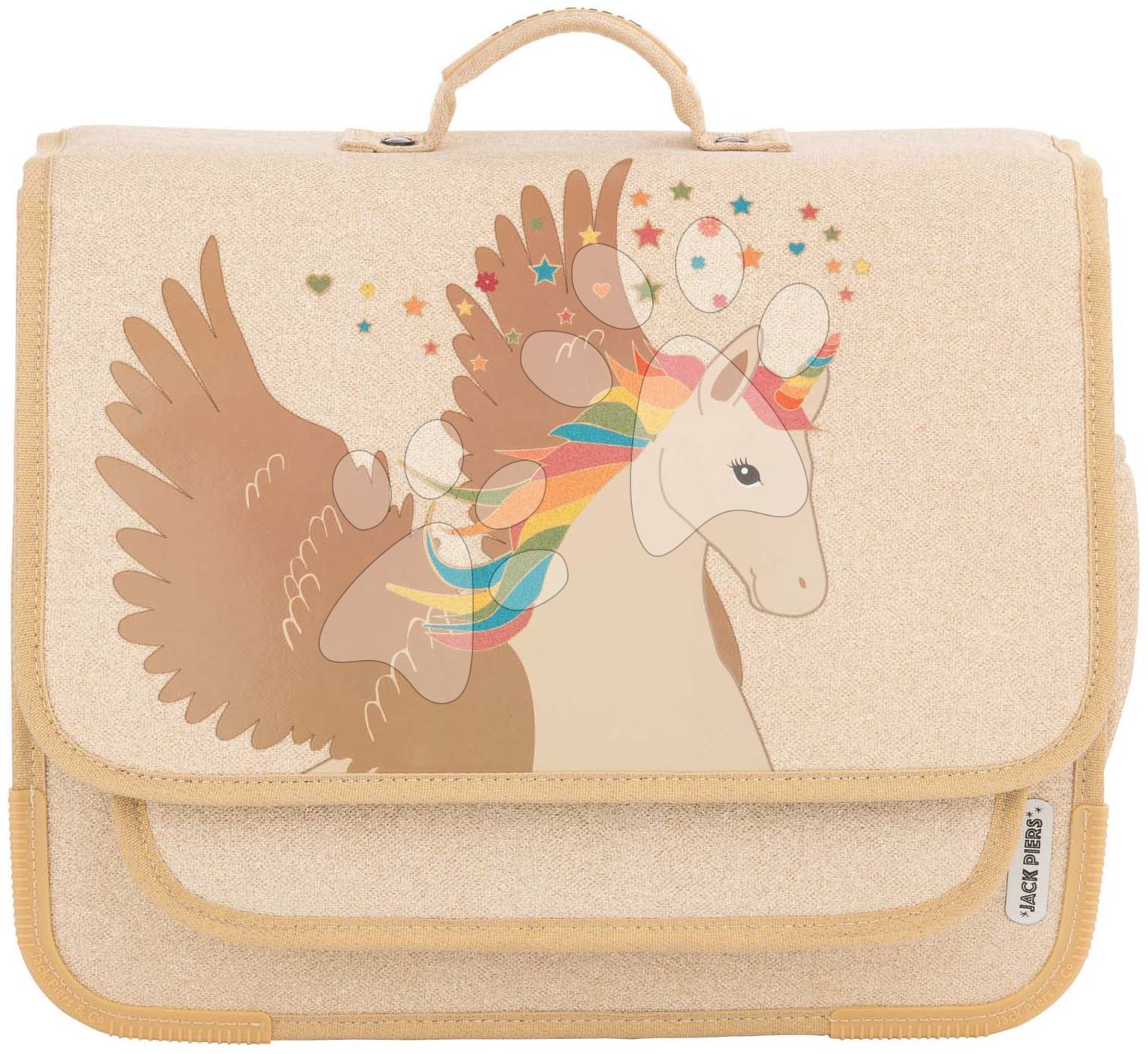 Iskolai aktatáska Schoolbag Paris Large Unicorn Jack Piers ergonomikus luxus kivitel 6 évtől 38*32*15 cm