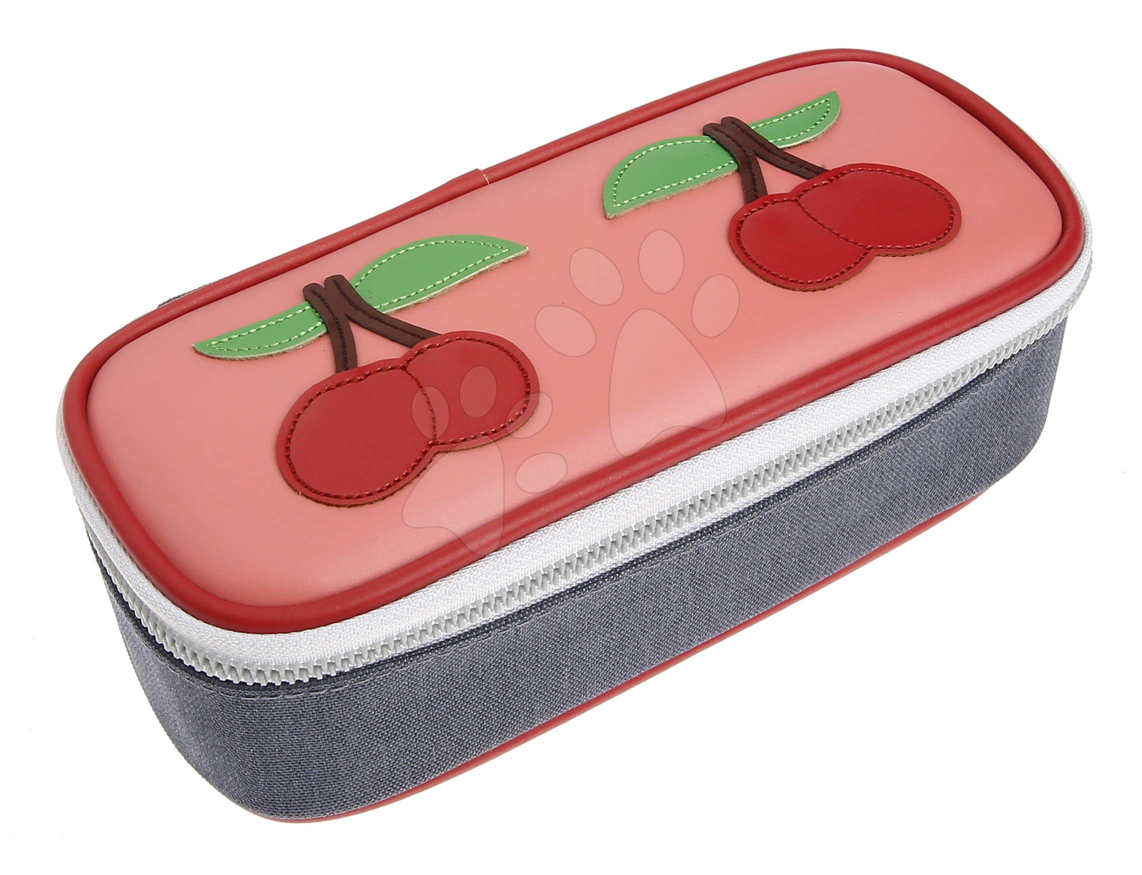 Školní penál Pencil Box Cherry Pink Jeune Premier ergonomický luxusní provedení 22*7 cm