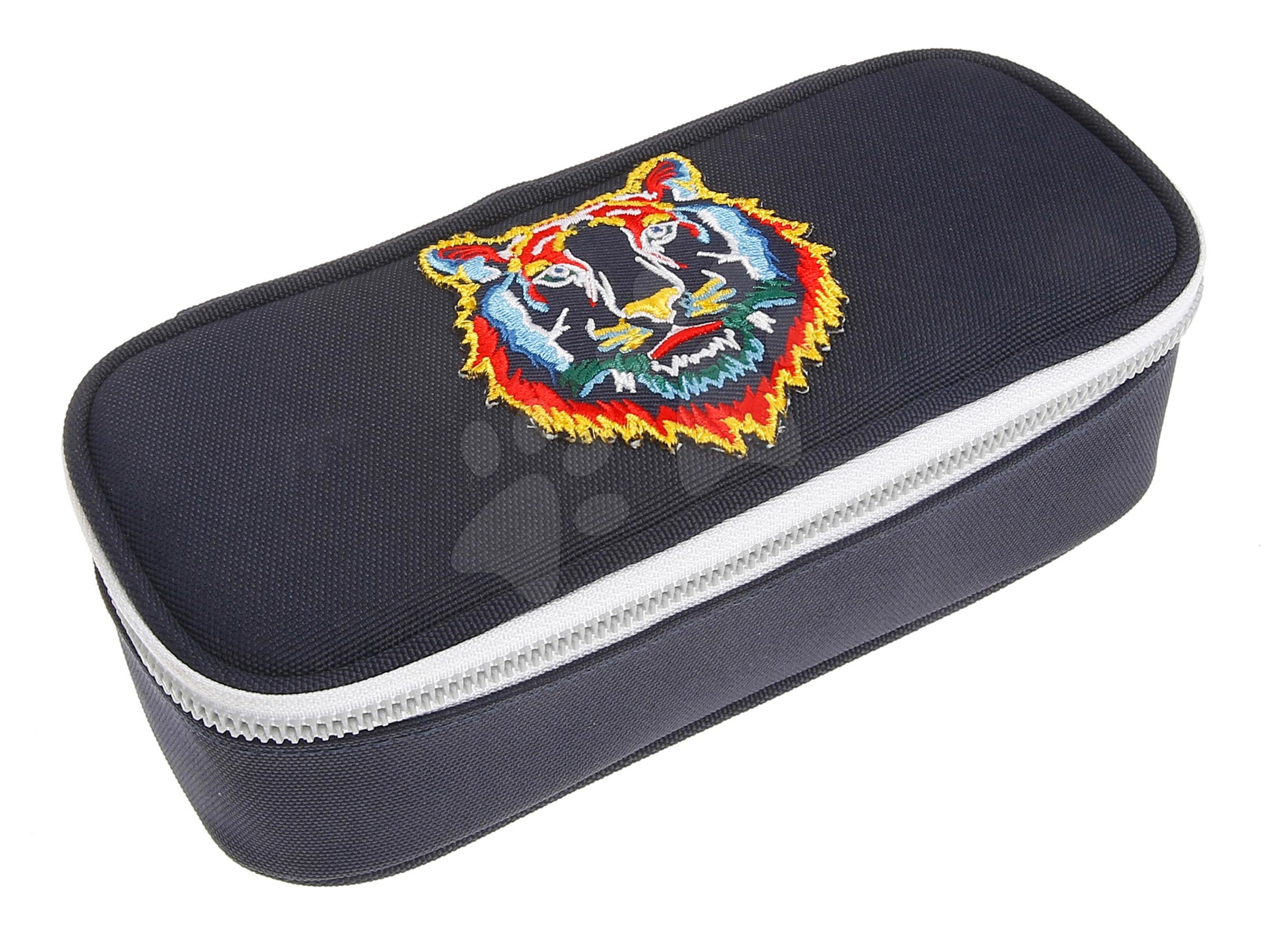 Školský peračník Pencil Box Tiger Navy Jeune Premier ergonomický luxusné prevedenie 22*7 cm