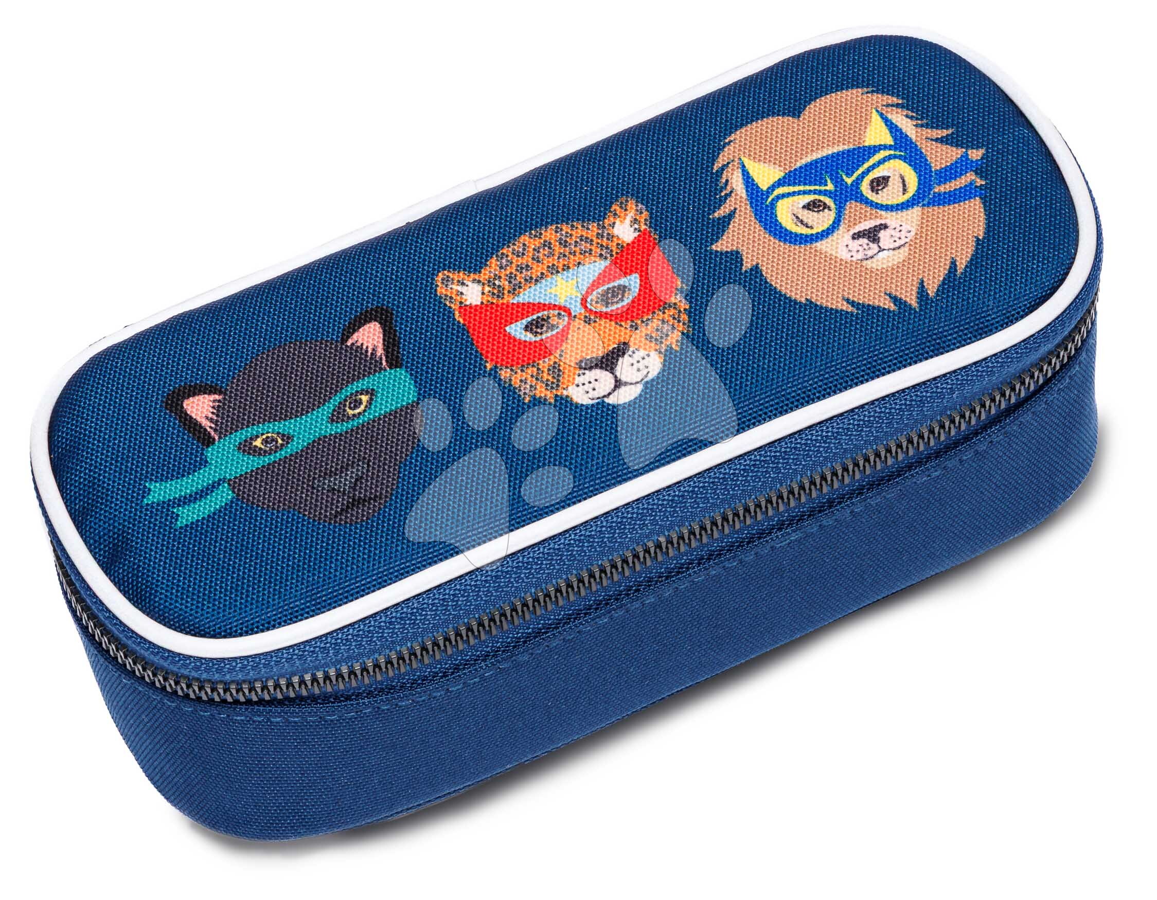 Školský peračník Pencil Box Supercats Jeune Premier ergonomický luxusné prevedenie 22*7 cm