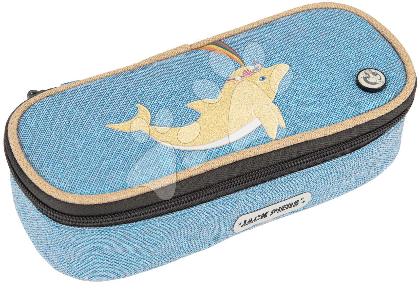 Školní penál Pencil Case Dolphin Jack Piers ergonomický luxusní provedení od 2 let 20*6*9 cm