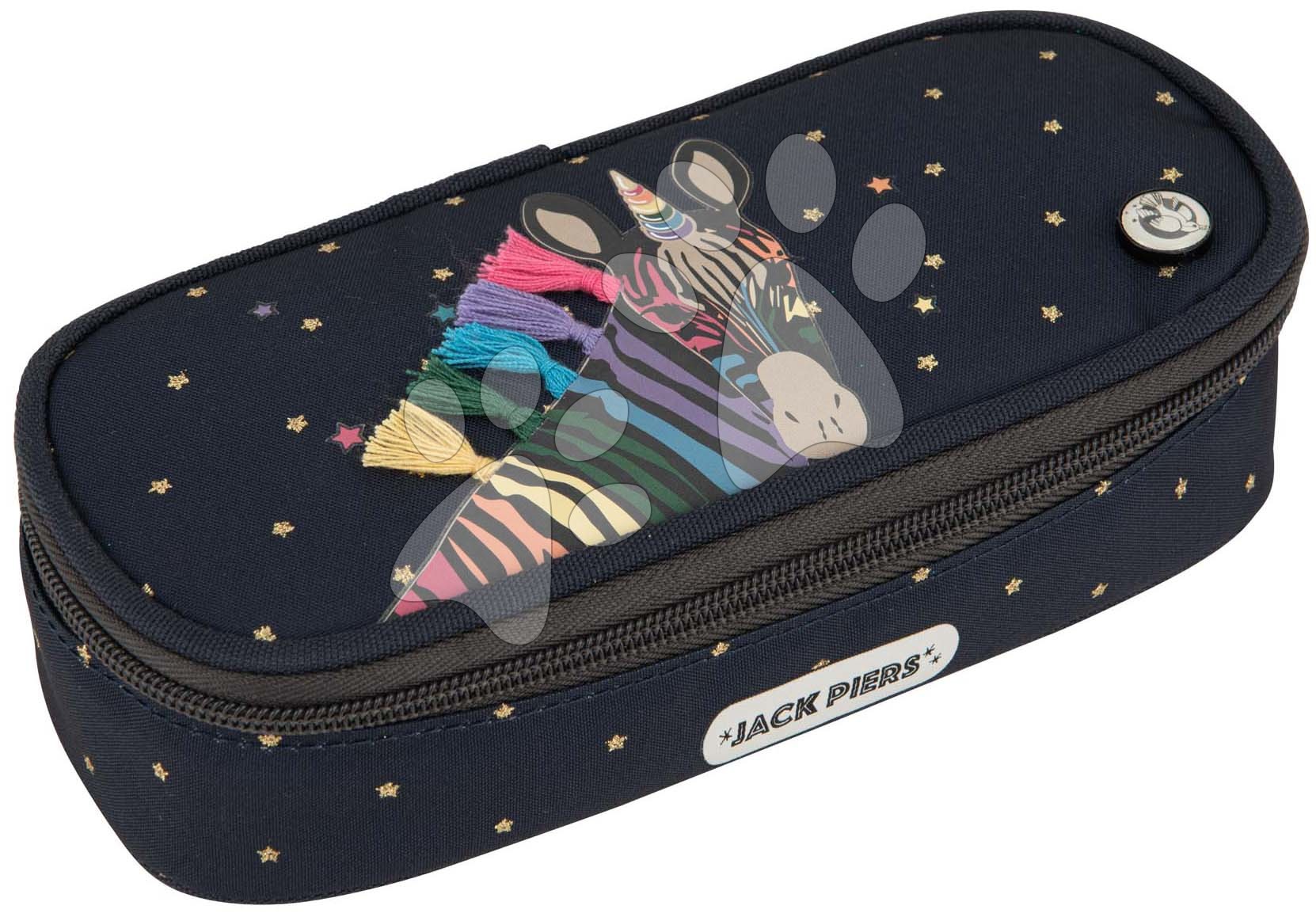 E-shop Školský peračník Pencil Case Zebra Jack Piers ergonomický luxusné prevedenie od 2 rokov 20*6*9 cm