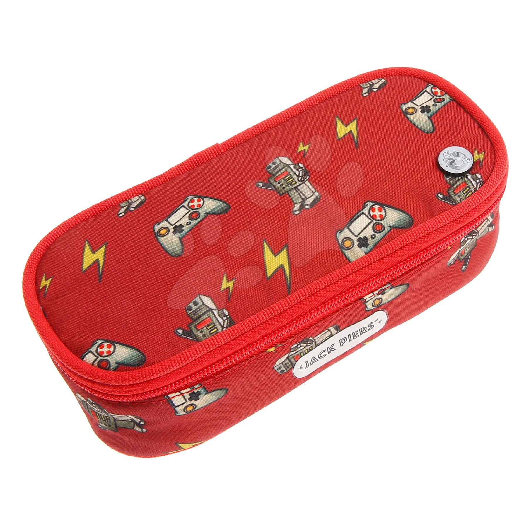 E-shop Školský peračník Pencil Case Retrobots Jack Piers ergonomický luxusné prevedenie od 2 rokov 22*7*9 cm